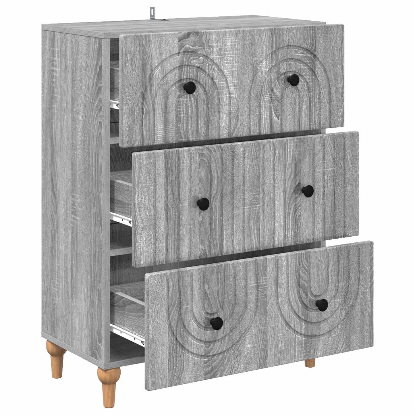 Ladenkast Grijs sonoma 66 x 34,5 x 90 cm Bewerkt hout is nu te koop bij PeponiXL, paradijselijk wonen!