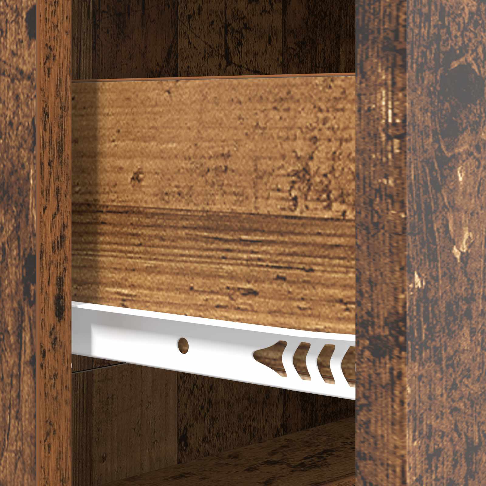 Ladenkast Oud hout 66 x 34,5 x 90 cm Bewerkt hout is nu te koop bij PeponiXL, paradijselijk wonen!