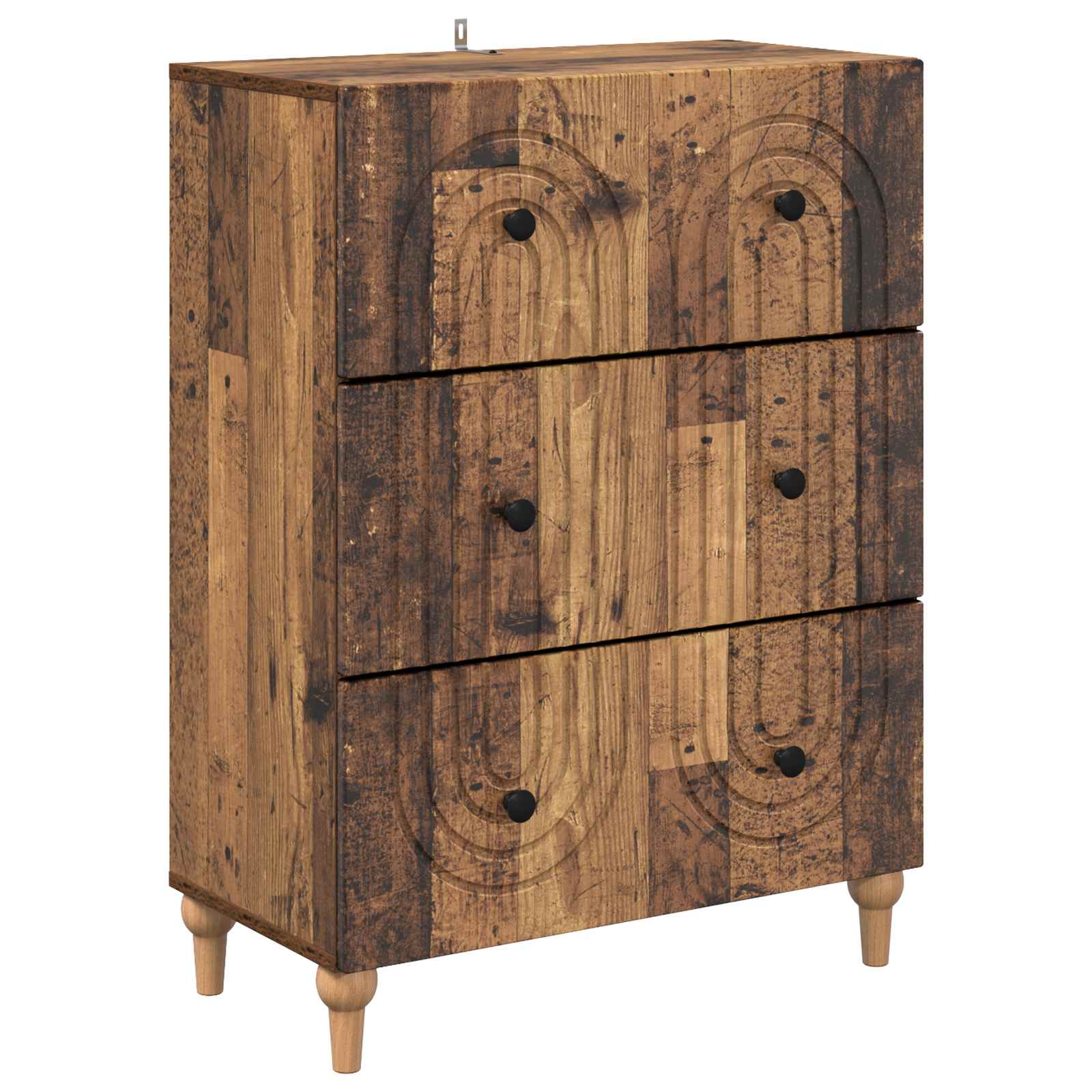 Ladenkast Oud hout 66 x 34,5 x 90 cm Bewerkt hout is nu te koop bij PeponiXL, paradijselijk wonen!
