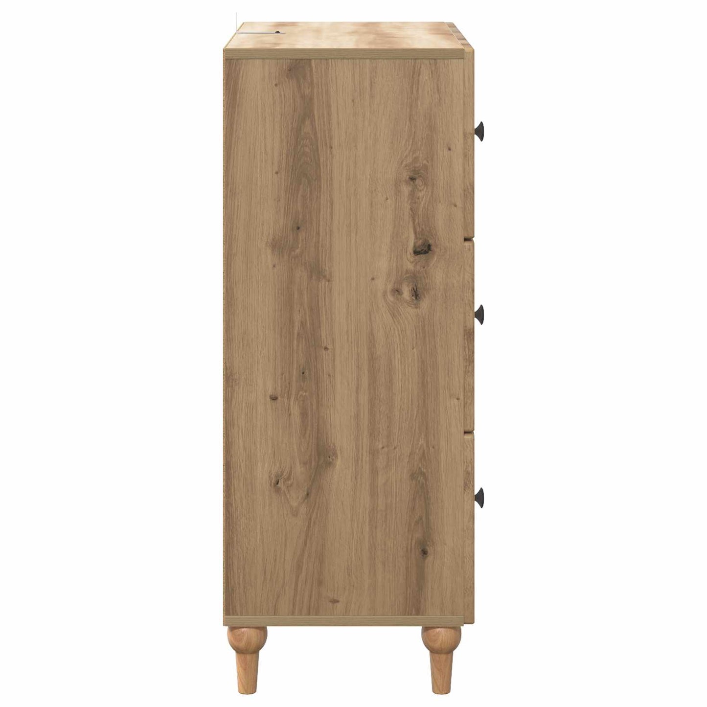 Ladenkast Artisanaal eiken 66 x 34,5 x 90 cm Bewerkt hout is nu te koop bij PeponiXL, paradijselijk wonen!