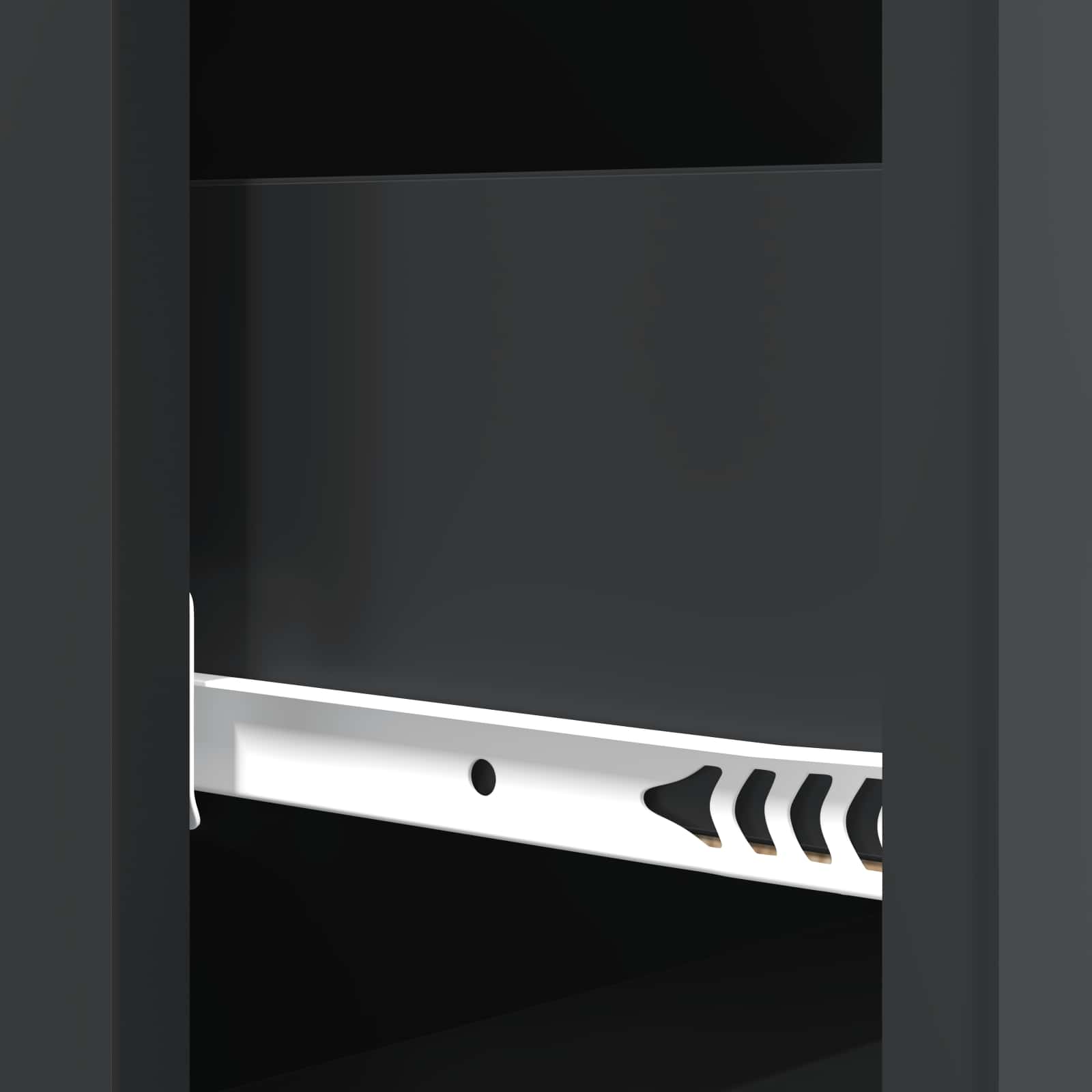 Ladenkast Zwart 33 x 34,5 x 90 cm Bewerkt hout is nu te koop bij PeponiXL, paradijselijk wonen!