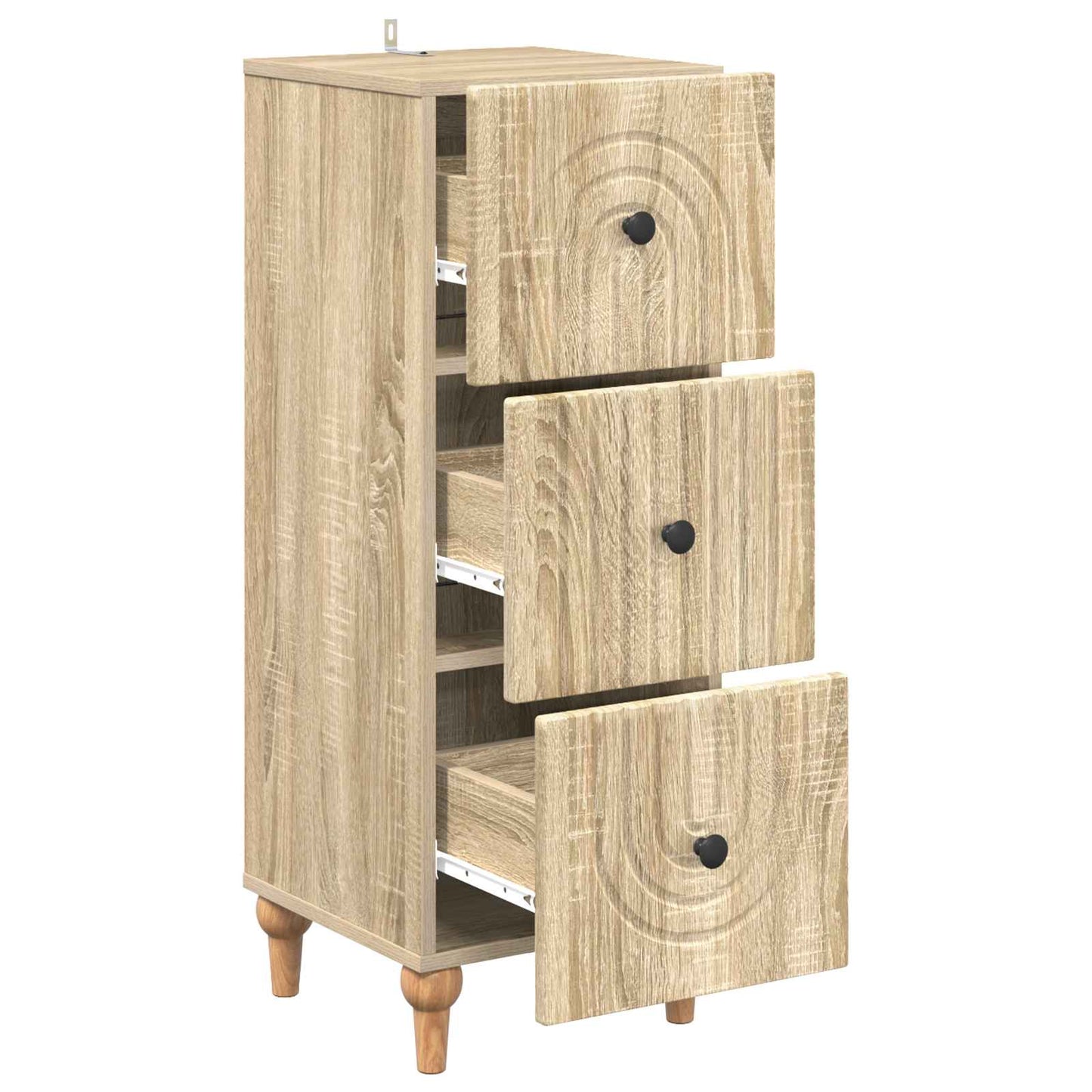 Ladenkast Sonoma Eiken 33 x 34,5 x 90 cm Bewerkt hout is nu te koop bij PeponiXL, paradijselijk wonen!