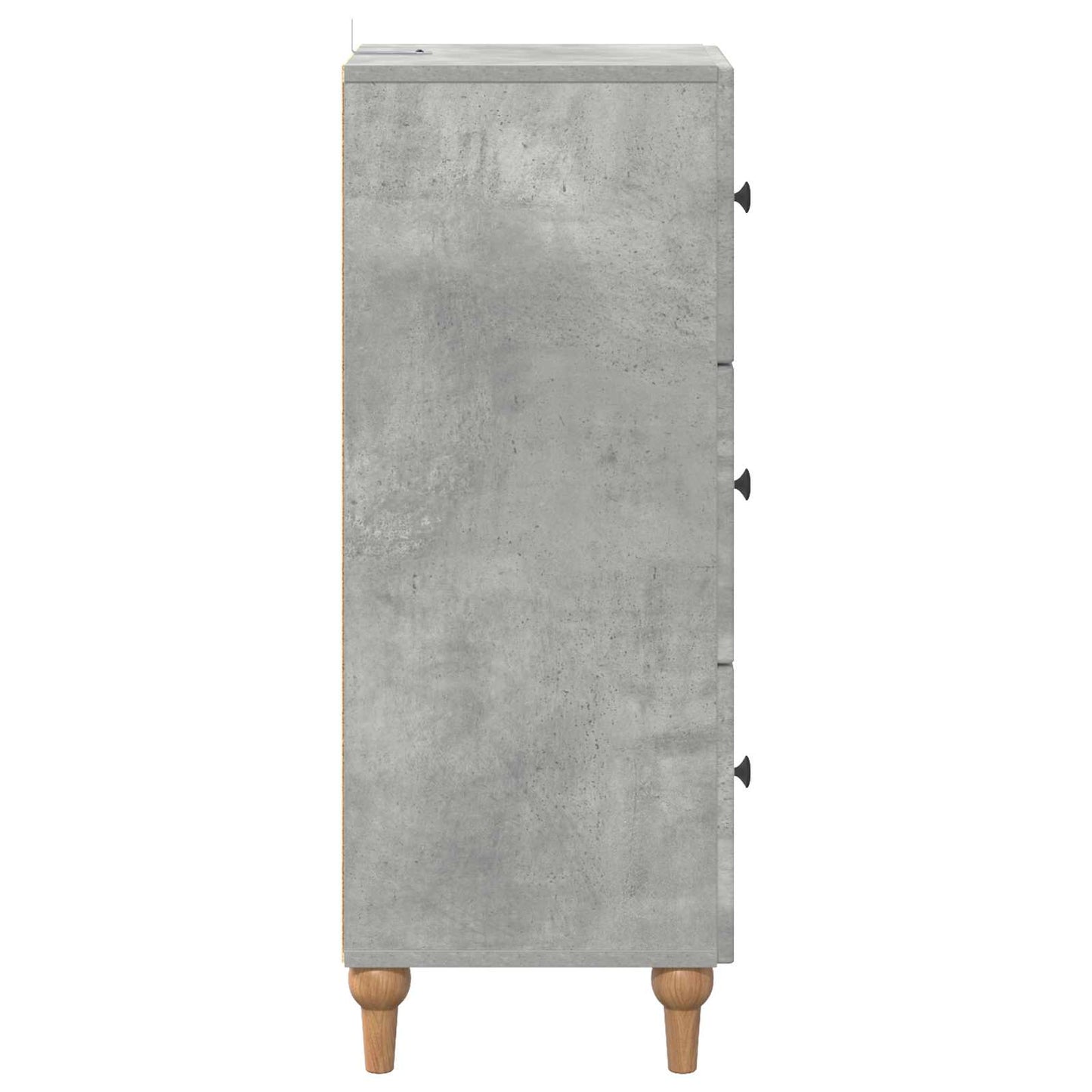 Ladenkast Betongrijs 33 x 34,5 x 90 cm Bewerkt hout is nu te koop bij PeponiXL, paradijselijk wonen!
