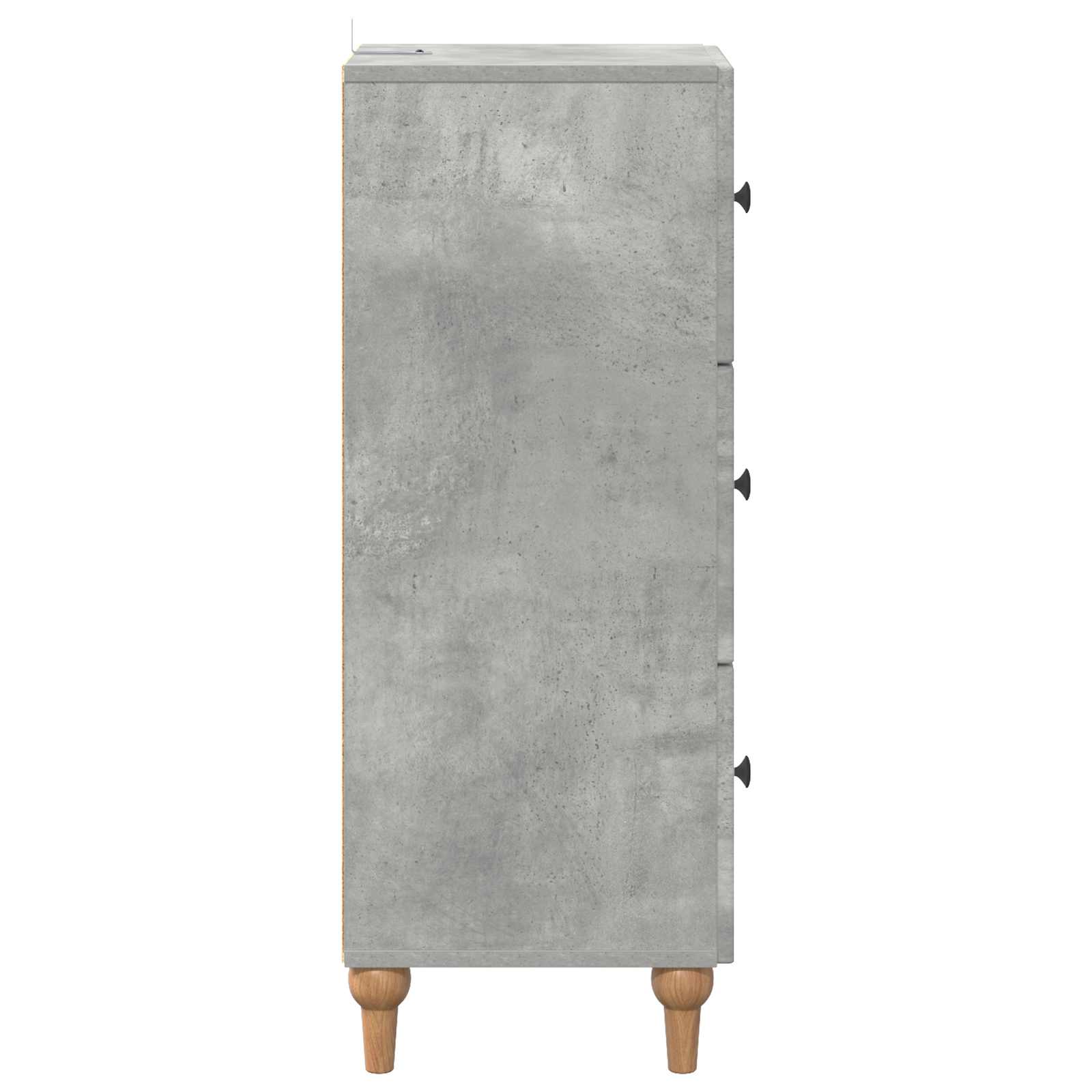 Ladenkast Betongrijs 33 x 34,5 x 90 cm Bewerkt hout is nu te koop bij PeponiXL, paradijselijk wonen!