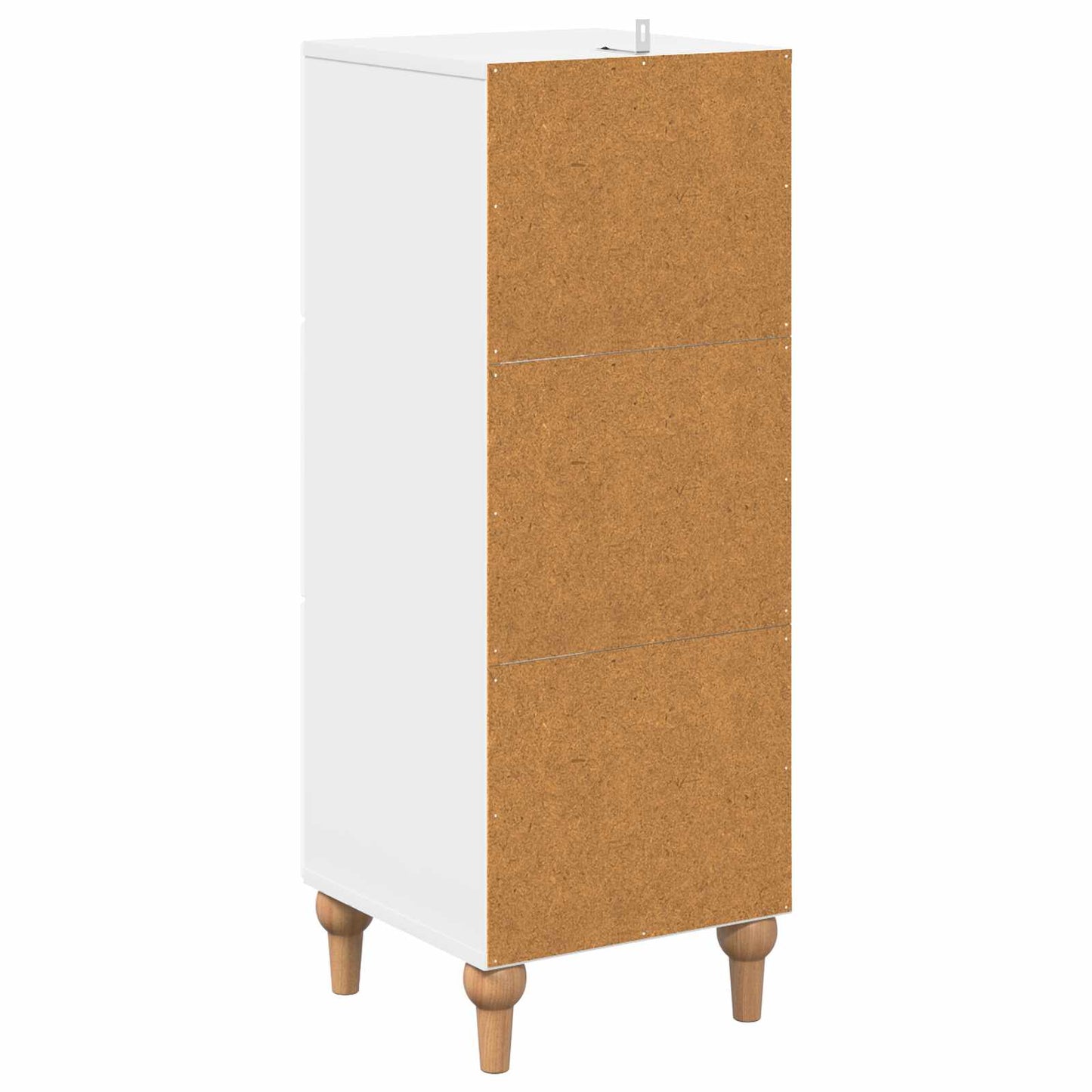 Ladenkast Hoogglans Wit 33 x 34,5 x 90 cm Bewerkt hout is nu te koop bij PeponiXL, paradijselijk wonen!