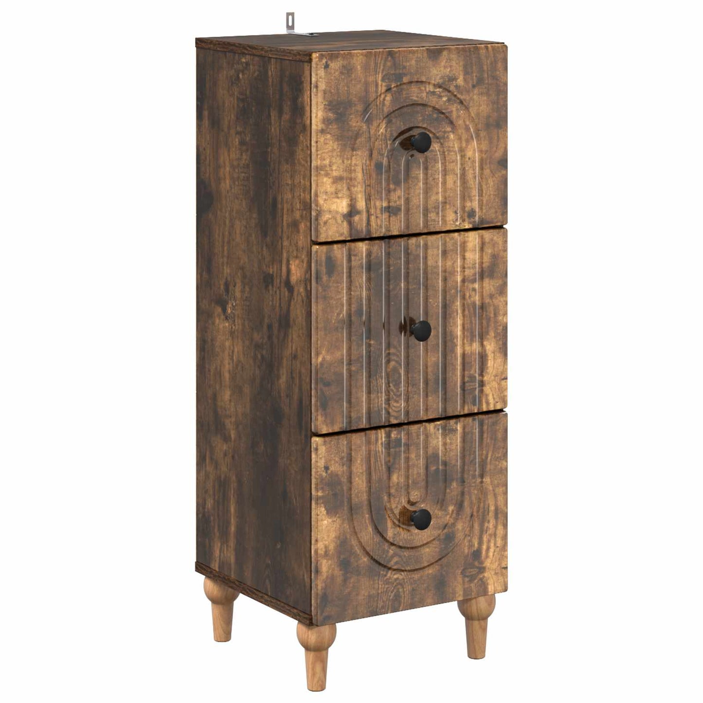 Ladenkast Gerookt eiken 33 x 34,5 x 90 cm Bewerkt hout is nu te koop bij PeponiXL, paradijselijk wonen!