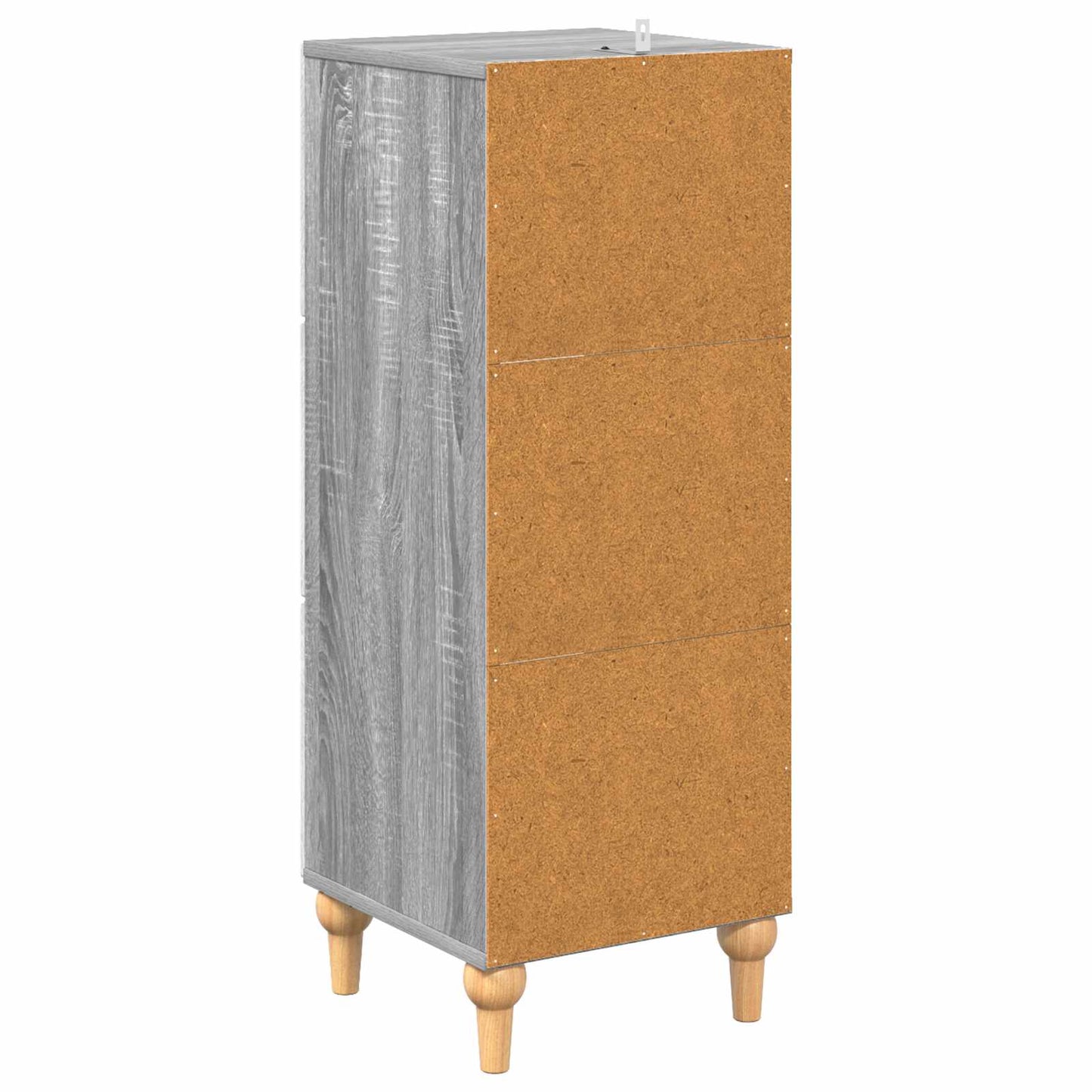 Ladenkast Grijs sonoma 33 x 34,5 x 90 cm Bewerkt hout is nu te koop bij PeponiXL, paradijselijk wonen!