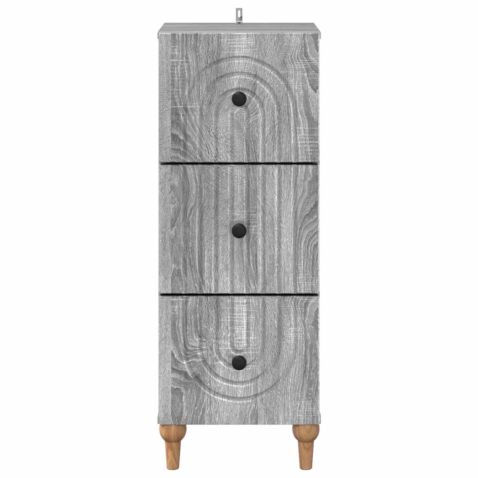 Ladenkast Grijs sonoma 33 x 34,5 x 90 cm Bewerkt hout is nu te koop bij PeponiXL, paradijselijk wonen!