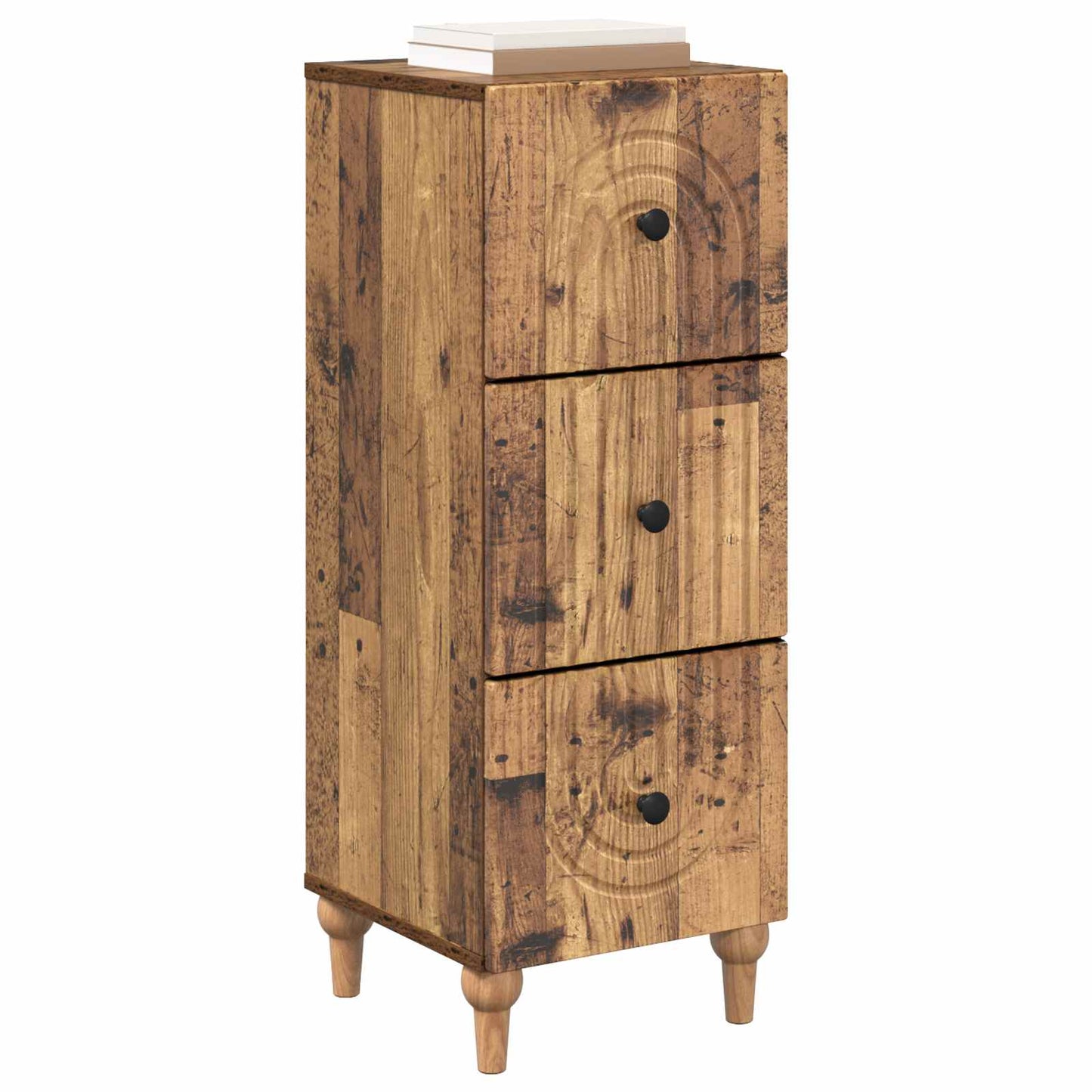 Ladenkast Oud hout 33 x 34,5 x 90 cm Bewerkt hout is nu te koop bij PeponiXL, paradijselijk wonen!