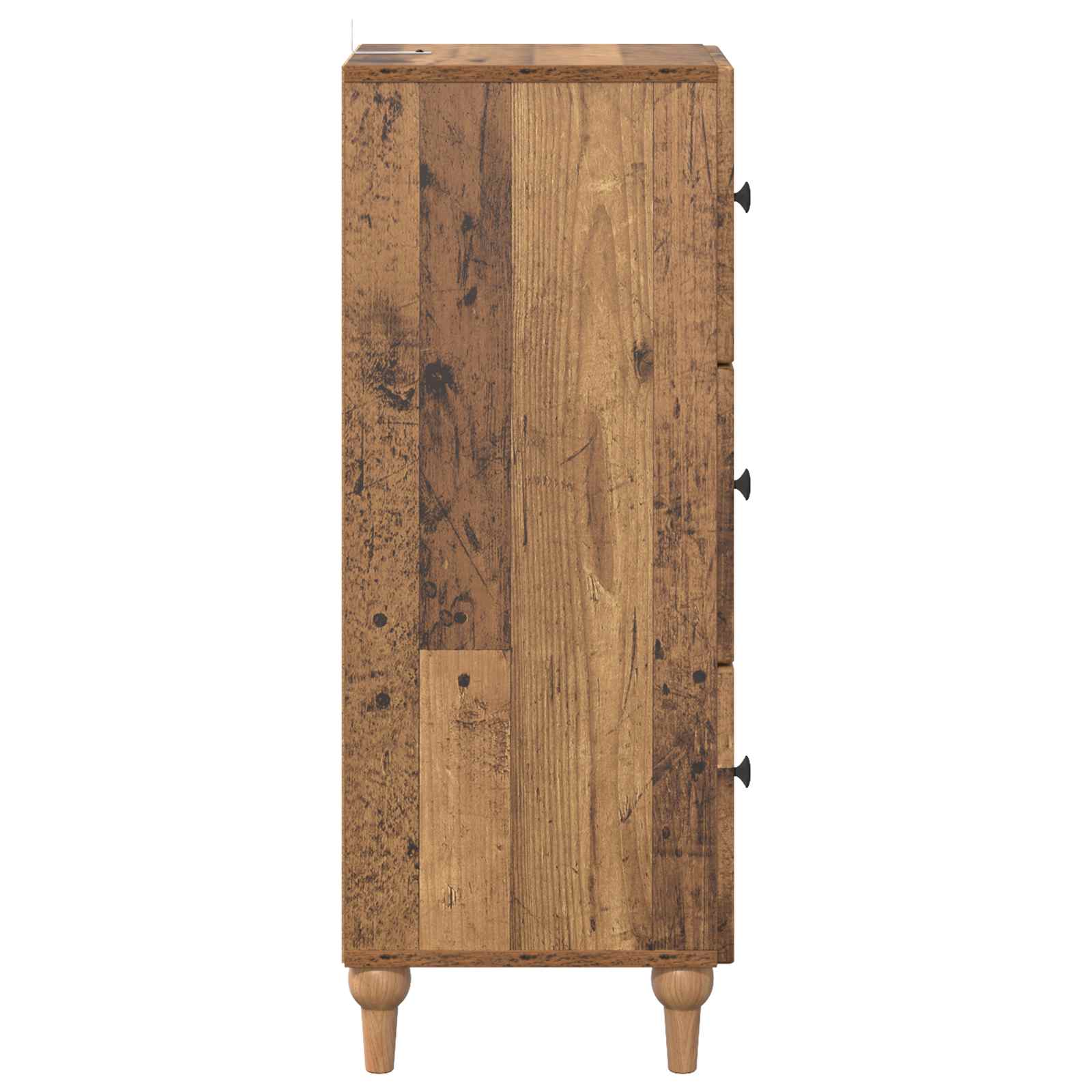 Ladenkast Oud hout 33 x 34,5 x 90 cm Bewerkt hout is nu te koop bij PeponiXL, paradijselijk wonen!