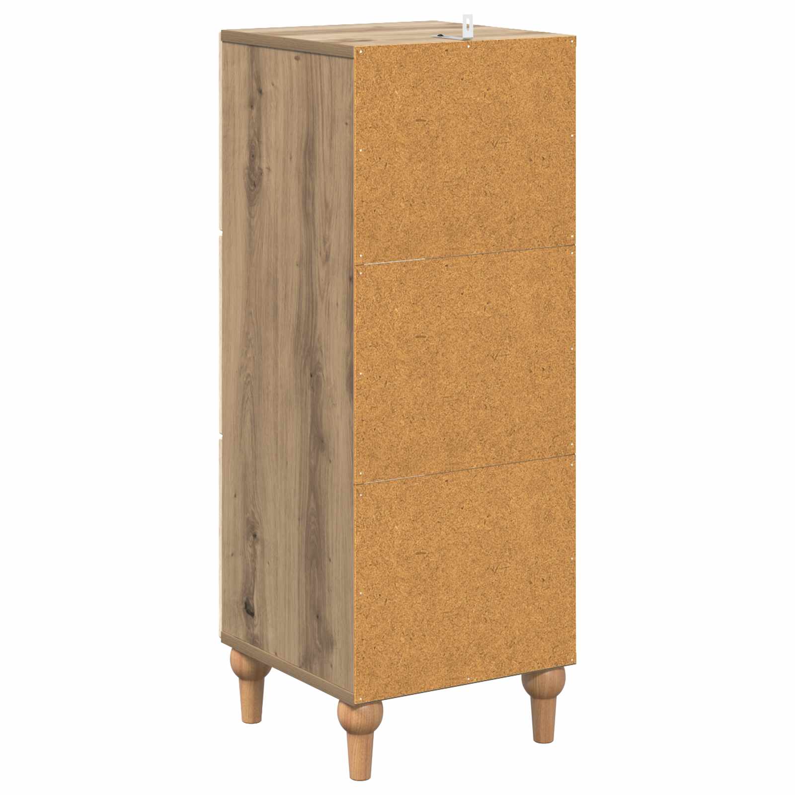 Ladenkast Artisanaal eiken 33 x 34,5 x 90 cm Bewerkt hout is nu te koop bij PeponiXL, paradijselijk wonen!