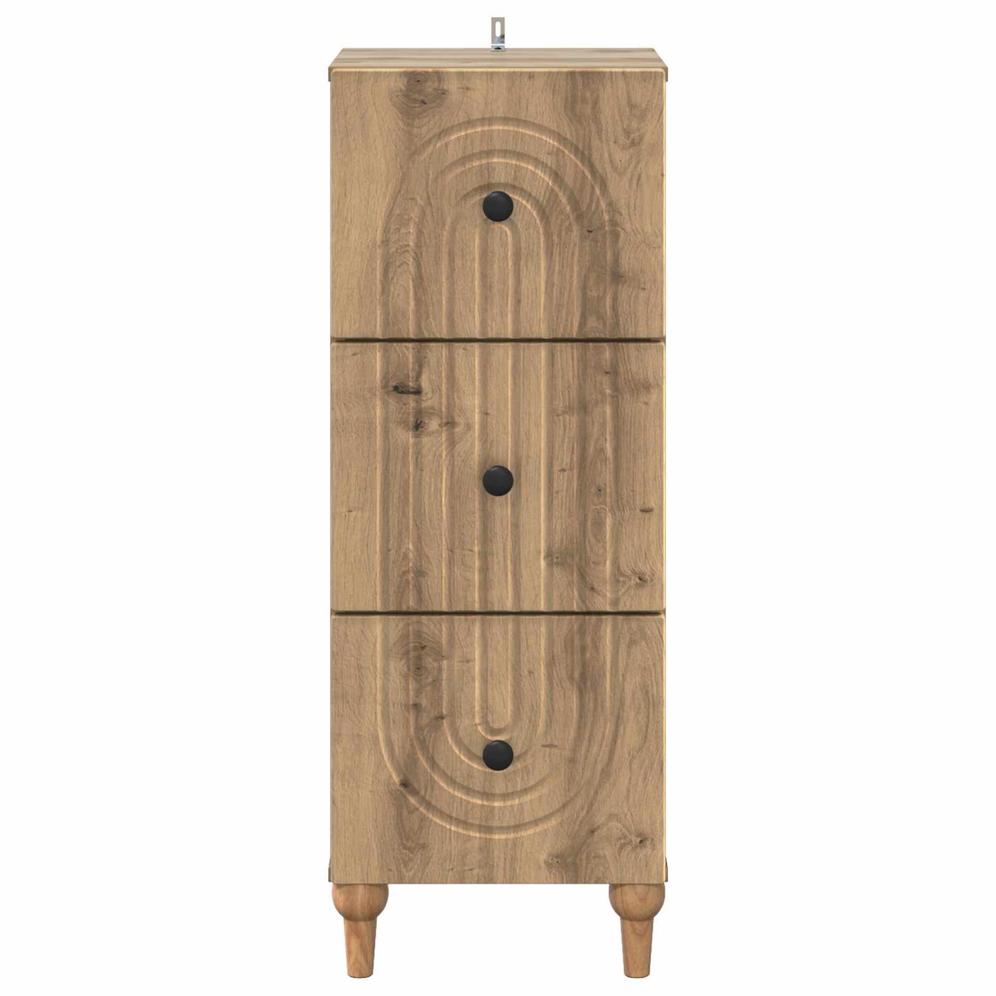 Ladenkast Artisanaal eiken 33 x 34,5 x 90 cm Bewerkt hout is nu te koop bij PeponiXL, paradijselijk wonen!