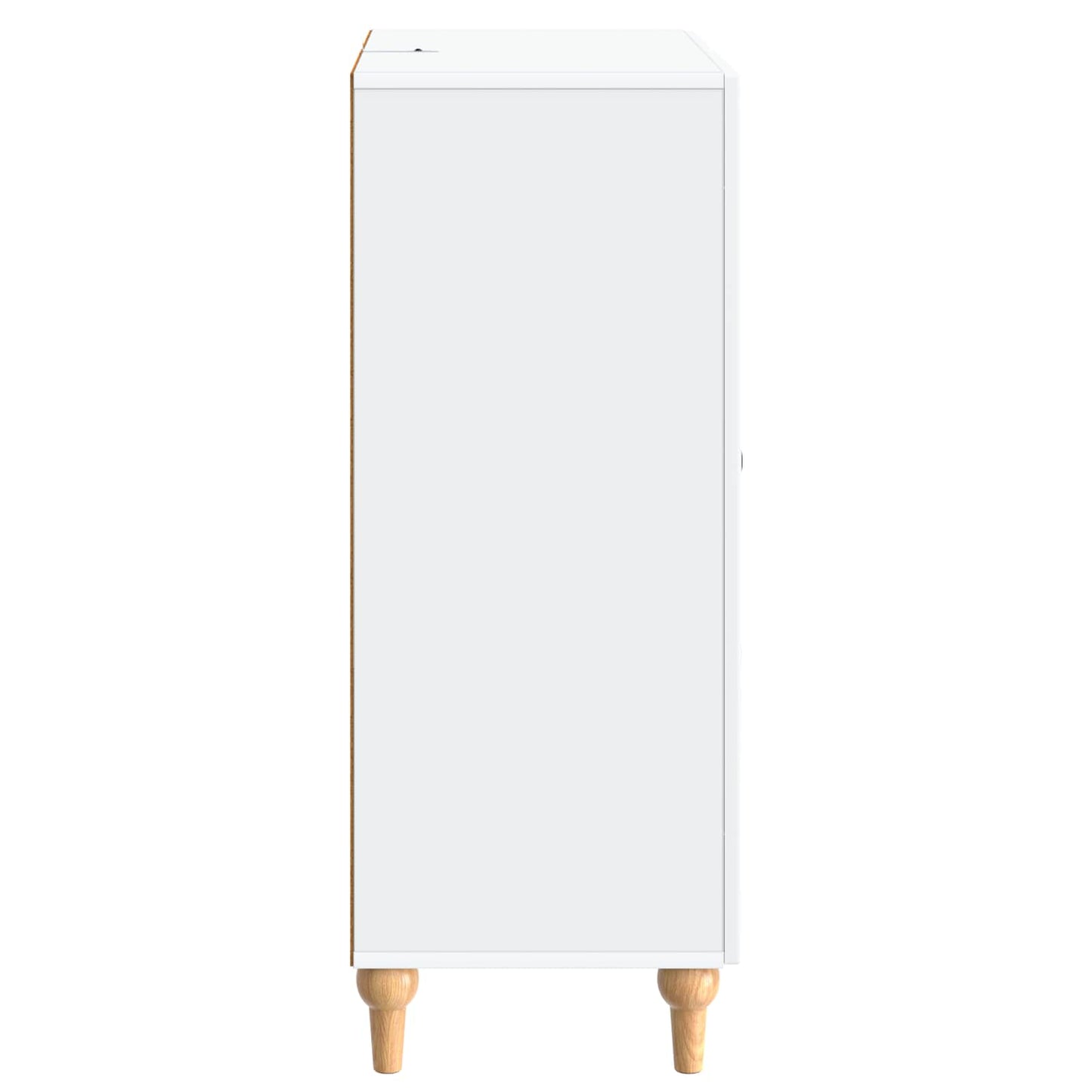 Dressoir Wit 66 x 34,5 x 90 cm Bewerkt hout is nu te koop bij PeponiXL, paradijselijk wonen!