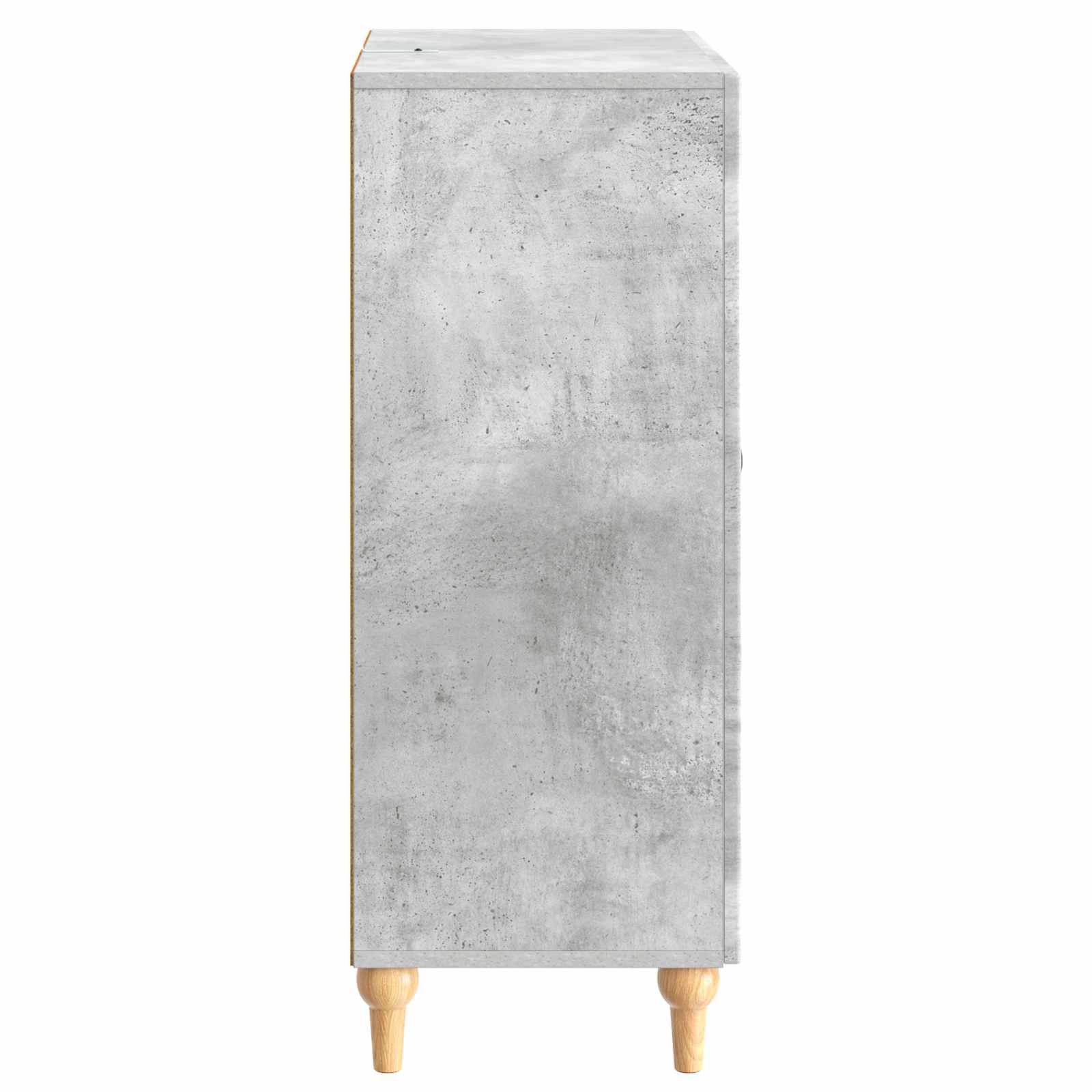 Dressoir met lade Betongrijs 66 x 34,5 x 90 cm Bewerkt hout is nu te koop bij PeponiXL, paradijselijk wonen!