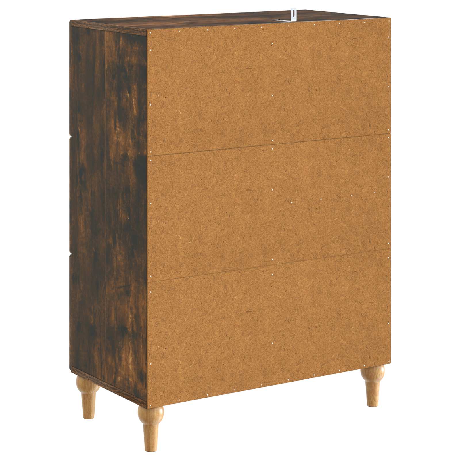 Dressoir met lade Gerookt eiken 66 x 34,5 x 90 cm Bewerkt hout is nu te koop bij PeponiXL, paradijselijk wonen!