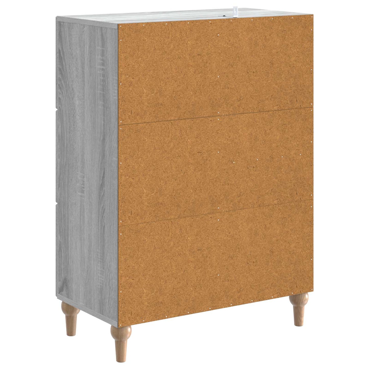 Dressoir met lade Grijs sonoma 66 x 34,5 x 90 cm Bewerkt hout is nu te koop bij PeponiXL, paradijselijk wonen!