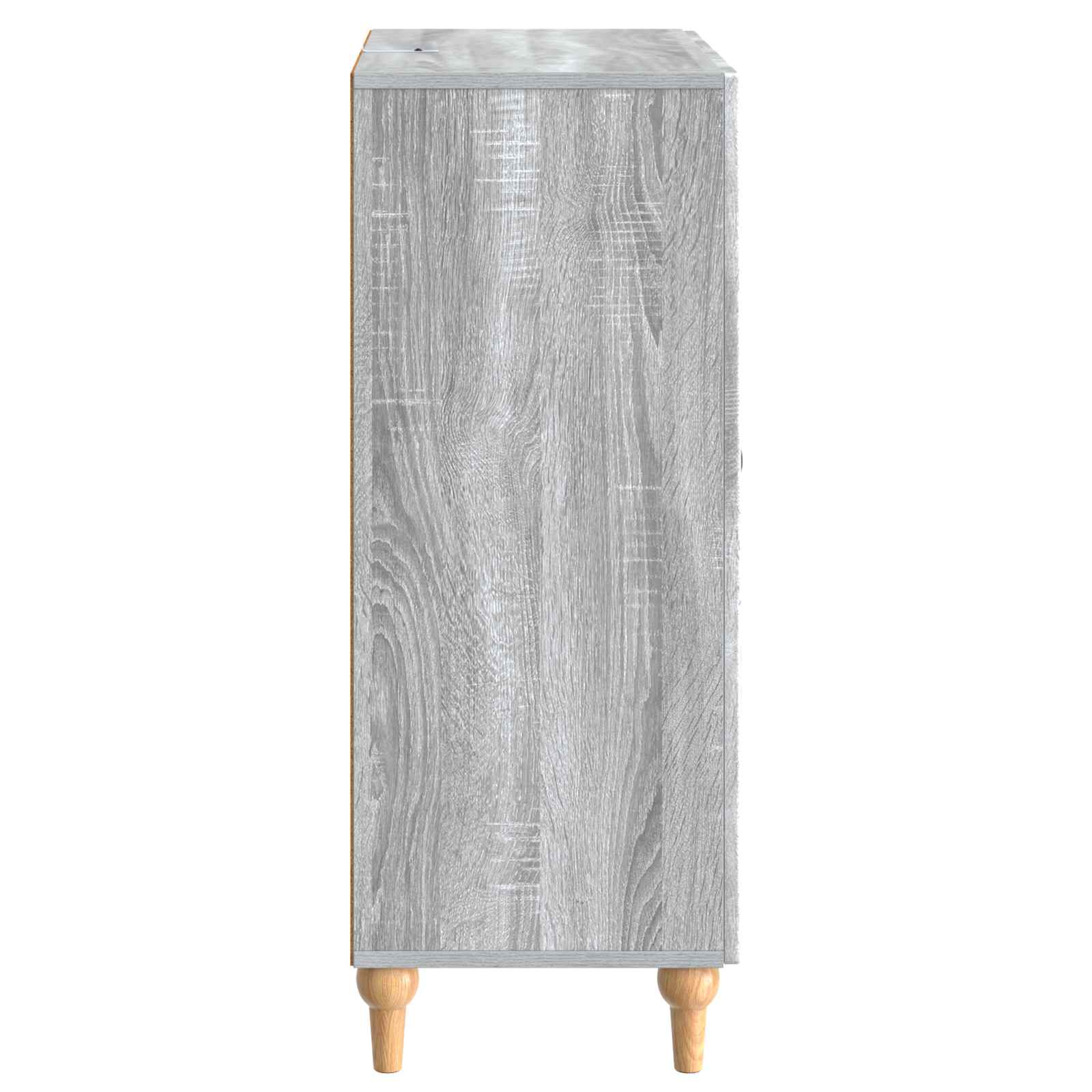 Dressoir met lade Grijs sonoma 66 x 34,5 x 90 cm Bewerkt hout is nu te koop bij PeponiXL, paradijselijk wonen!