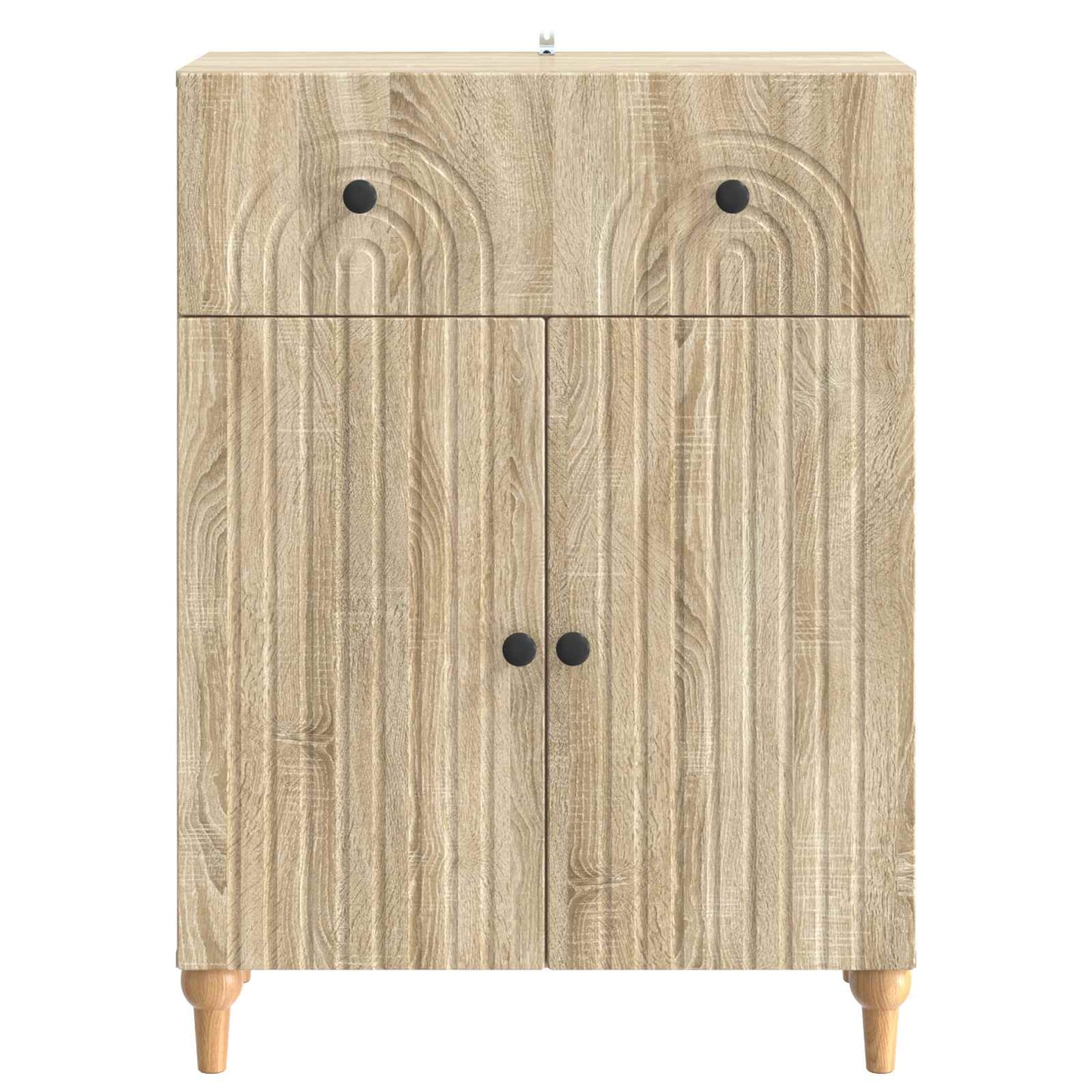 Dressoir met lade Sonoma Eiken 66 x 34,5 x 90 cm Bewerkt hout is nu te koop bij PeponiXL, paradijselijk wonen!