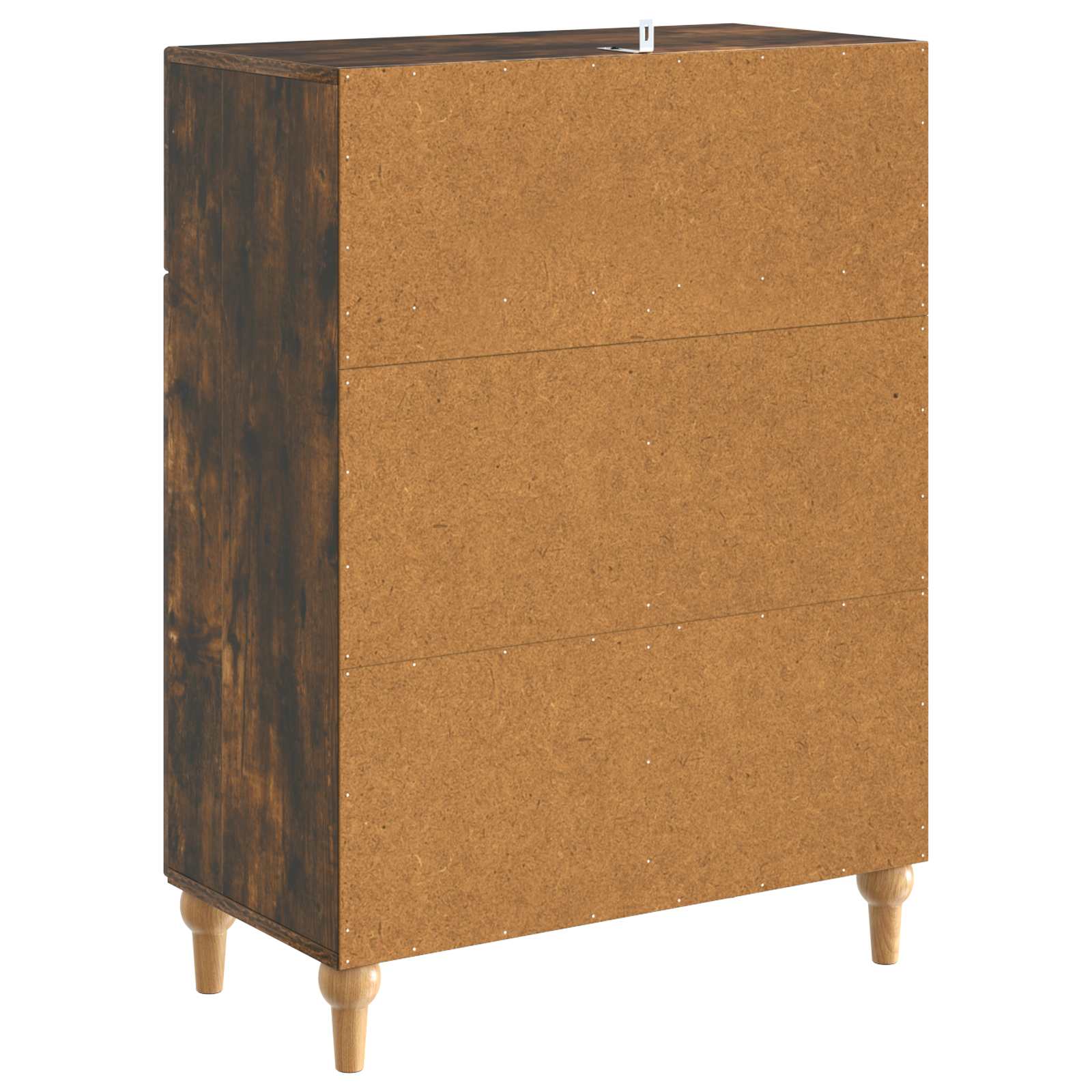 Dressoir met lade Gerookt eiken 66 x 34,5 x 90 cm Bewerkt hout is nu te koop bij PeponiXL, paradijselijk wonen!