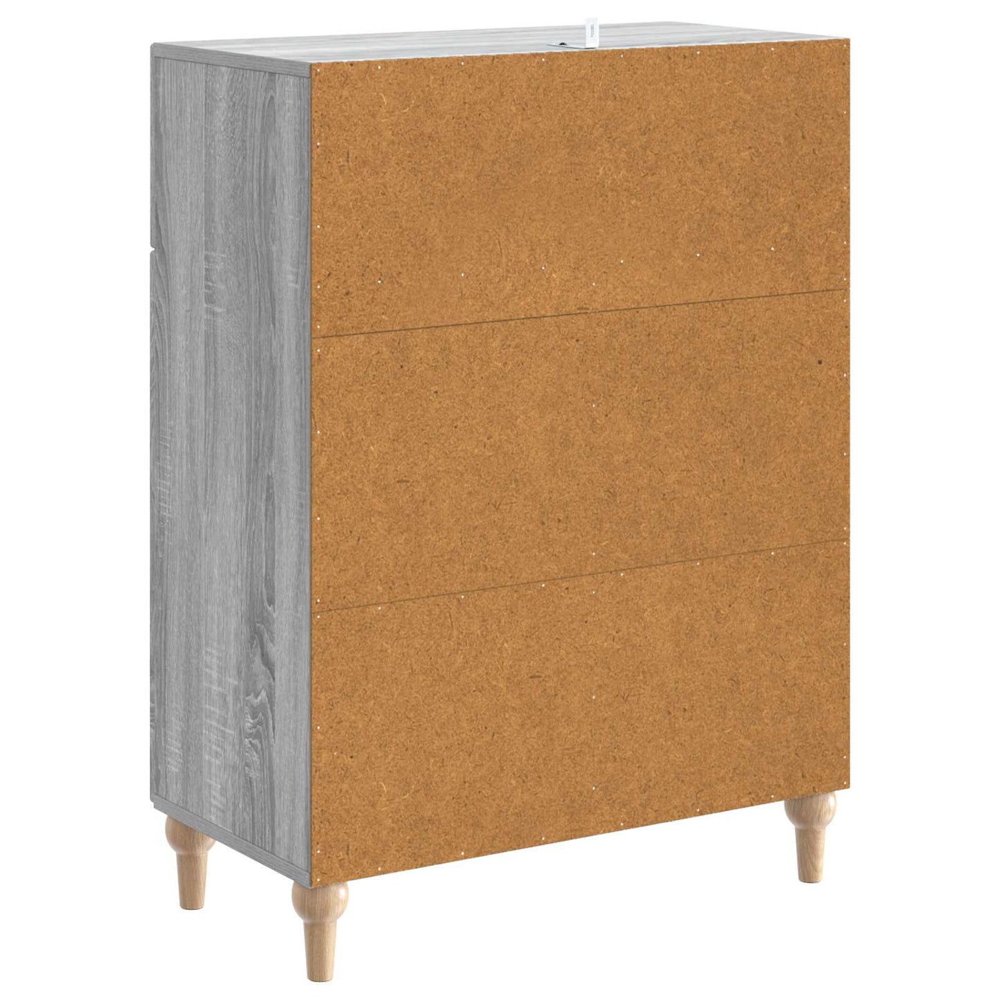 Dressoir met lade Grijs sonoma 66 x 34,5 x 90 cm Bewerkt hout is nu te koop bij PeponiXL, paradijselijk wonen!