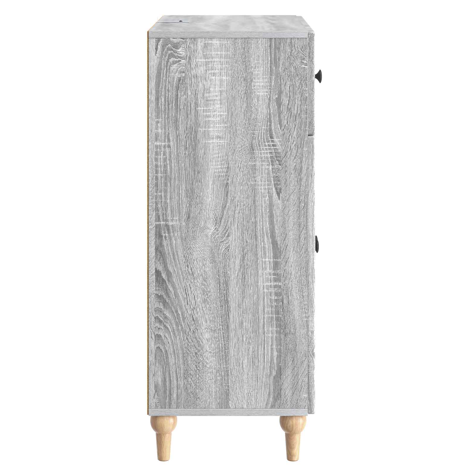 Dressoir met lade Grijs sonoma 66 x 34,5 x 90 cm Bewerkt hout is nu te koop bij PeponiXL, paradijselijk wonen!