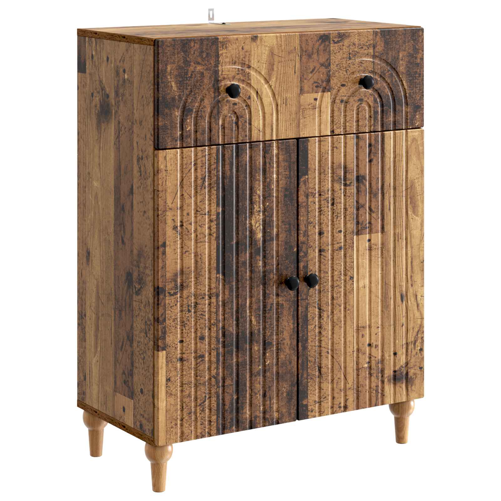 Dressoir met lade Oud hout 66 x 34,5 x 90 cm Bewerkt hout is nu te koop bij PeponiXL, paradijselijk wonen!