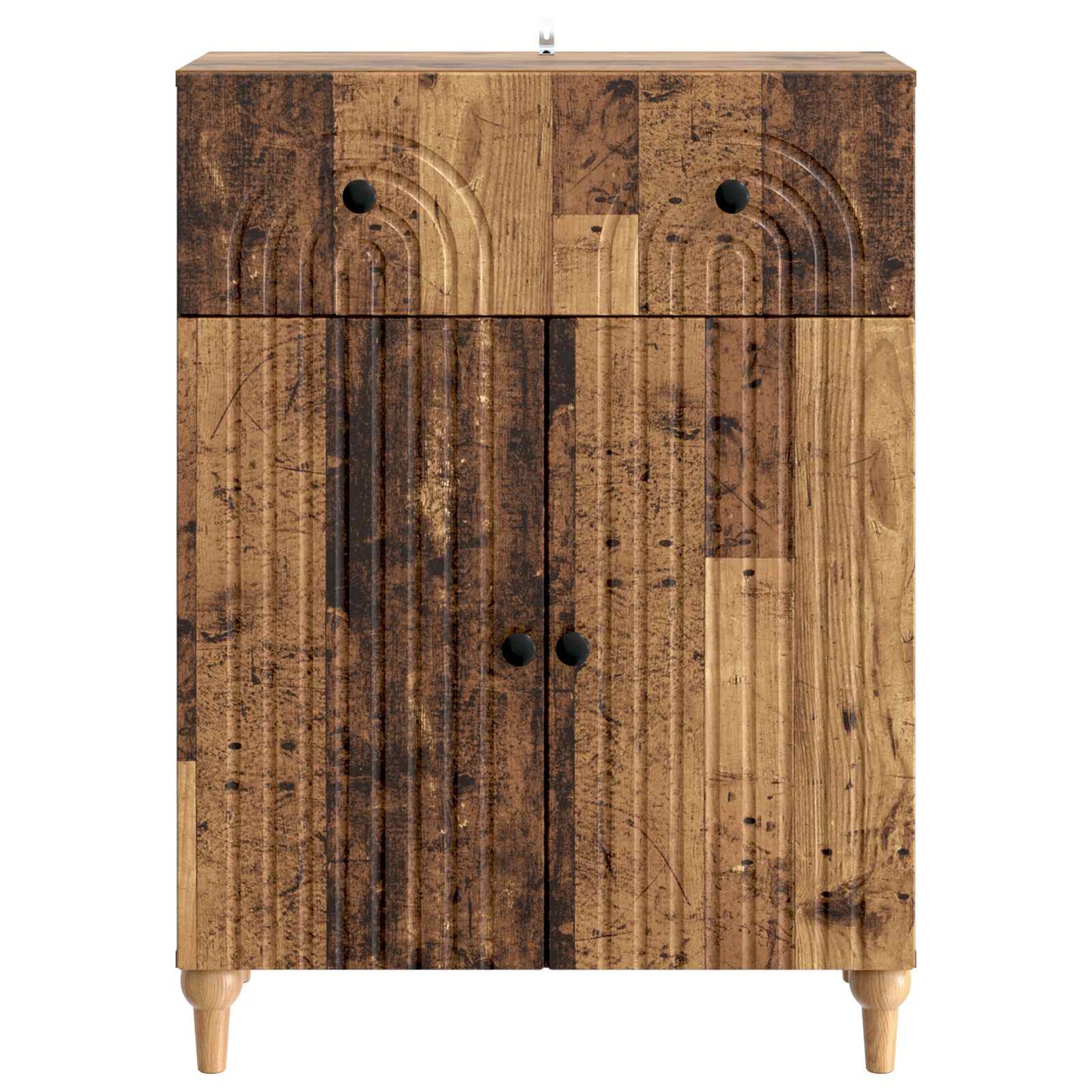 Dressoir met lade Oud hout 66 x 34,5 x 90 cm Bewerkt hout is nu te koop bij PeponiXL, paradijselijk wonen!