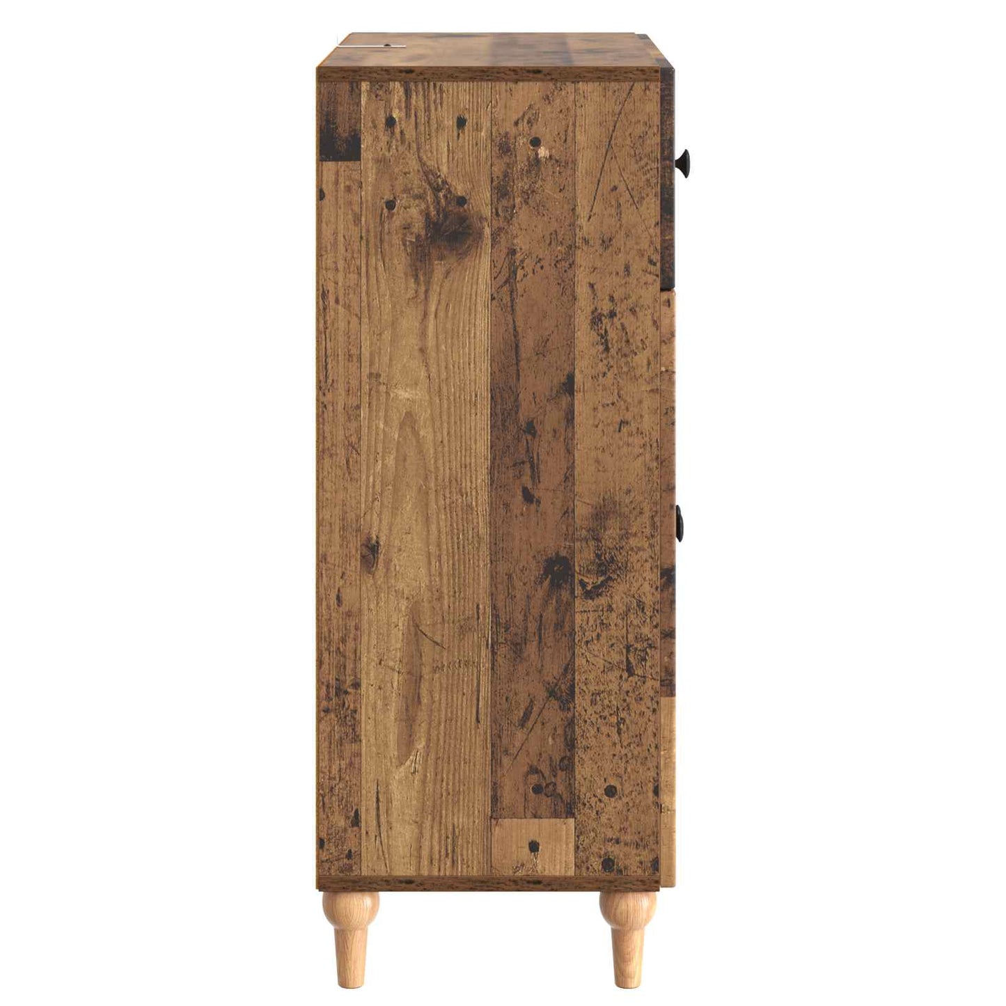 Dressoir met lade Oud hout 66 x 34,5 x 90 cm Bewerkt hout is nu te koop bij PeponiXL, paradijselijk wonen!