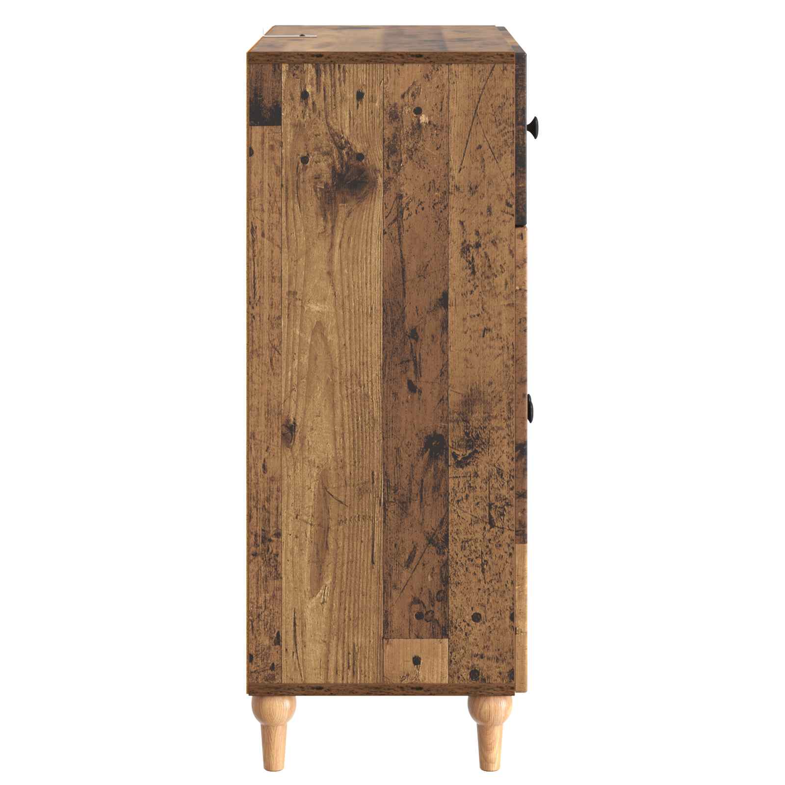 Dressoir met lade Oud hout 66 x 34,5 x 90 cm Bewerkt hout is nu te koop bij PeponiXL, paradijselijk wonen!