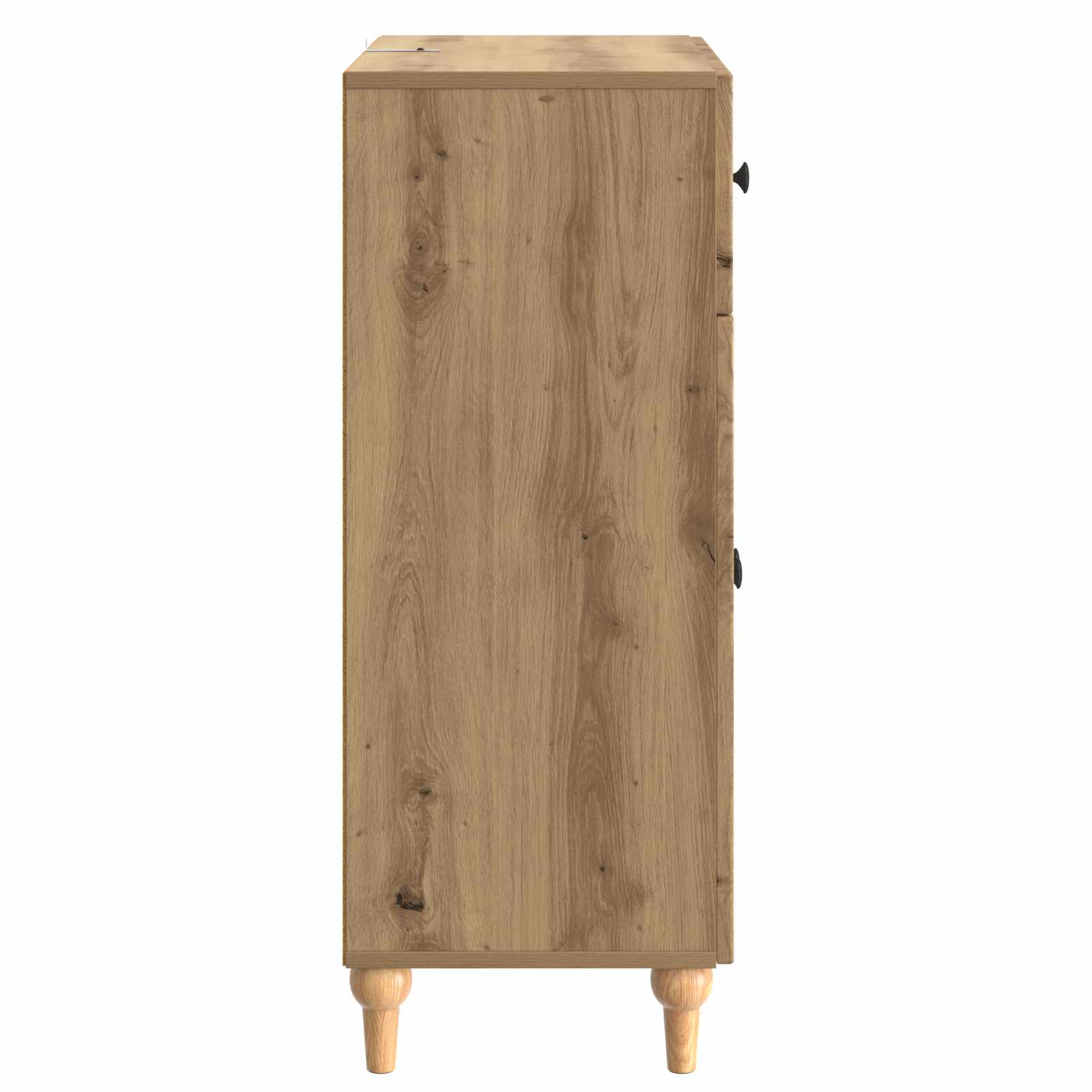 Dressoir Artisanaal eiken 66 x 34,5 x 90 cm Bewerkt hout is nu te koop bij PeponiXL, paradijselijk wonen!