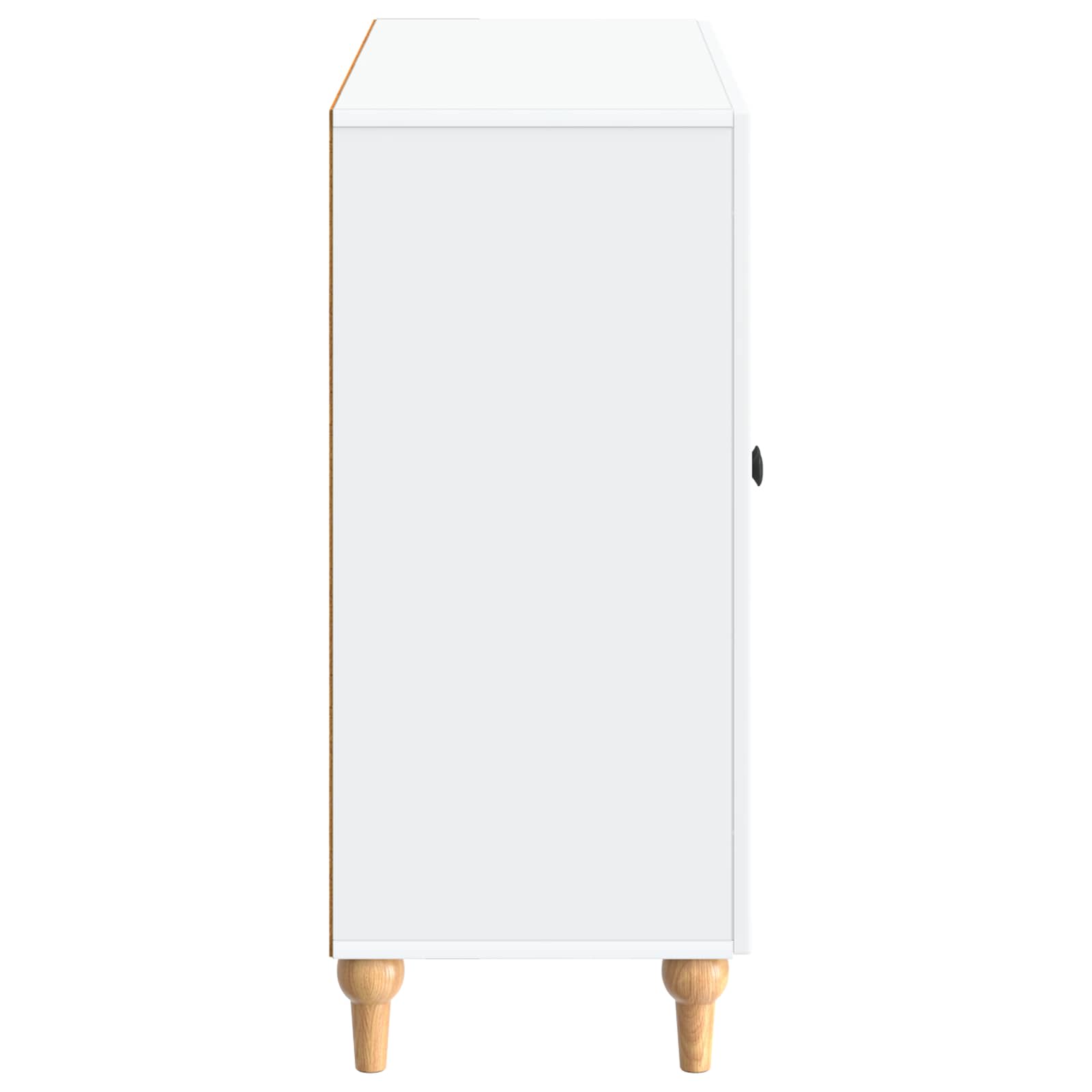 Dressoir Wit 89 x 34,5 x 80 cm Bewerkt hout is nu te koop bij PeponiXL, paradijselijk wonen!