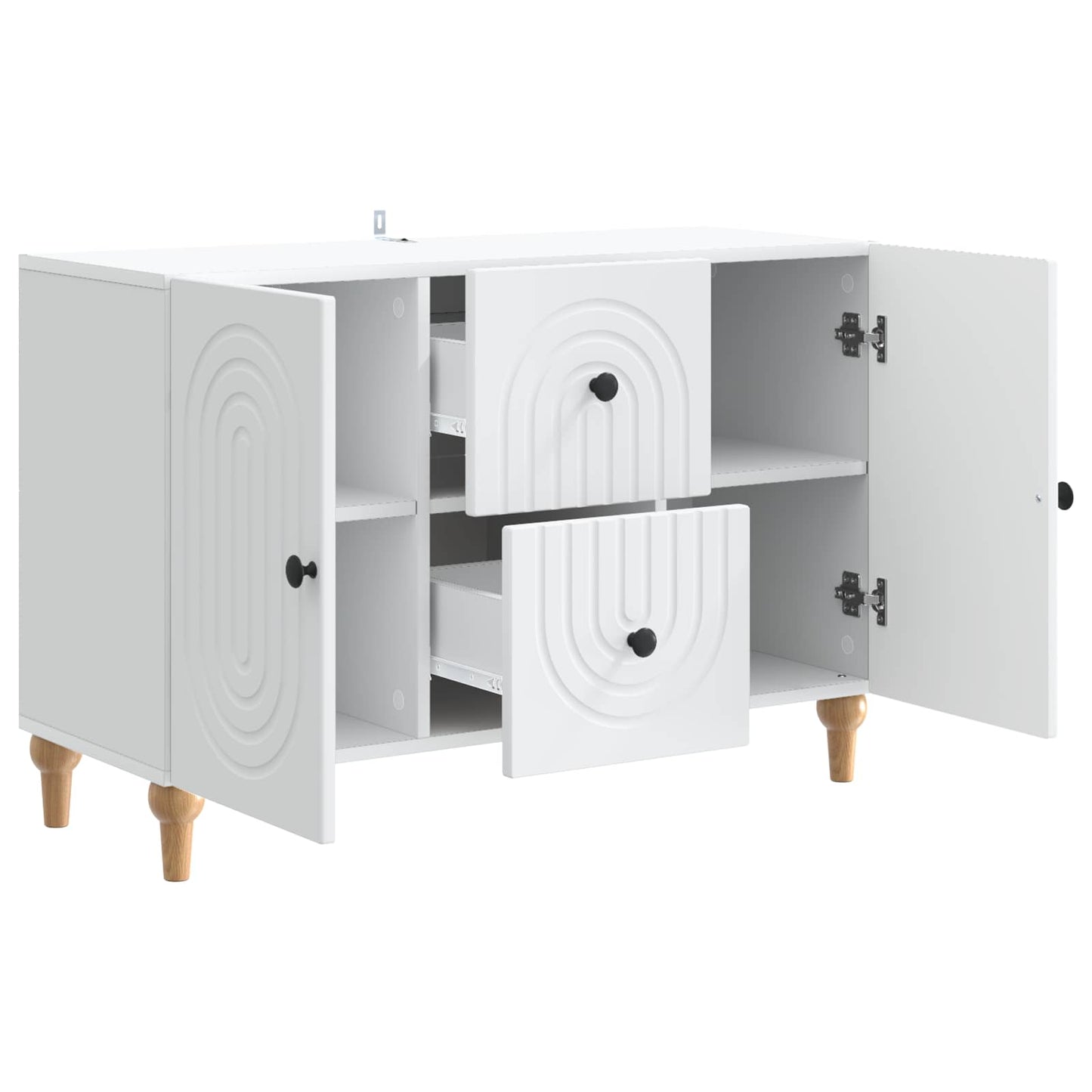 TV-kast met lade Wit 89 x 34,5 x 60 cm Bewerkt hout is nu te koop bij PeponiXL, paradijselijk wonen!