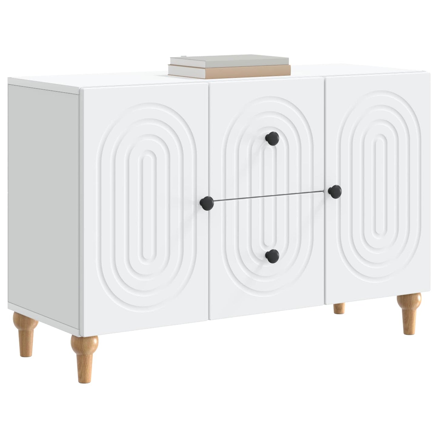 TV-kast met lade Wit 89 x 34,5 x 60 cm Bewerkt hout is nu te koop bij PeponiXL, paradijselijk wonen!