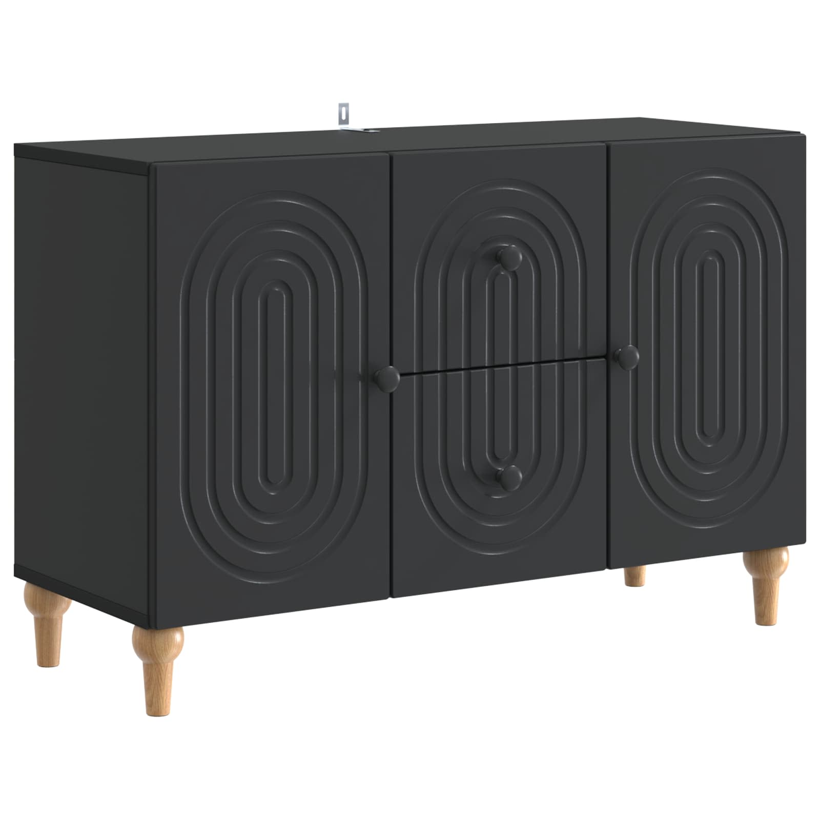 TV-kast met lade Zwart 89 x 34,5 x 60 cm Bewerkt hout is nu te koop bij PeponiXL, paradijselijk wonen!