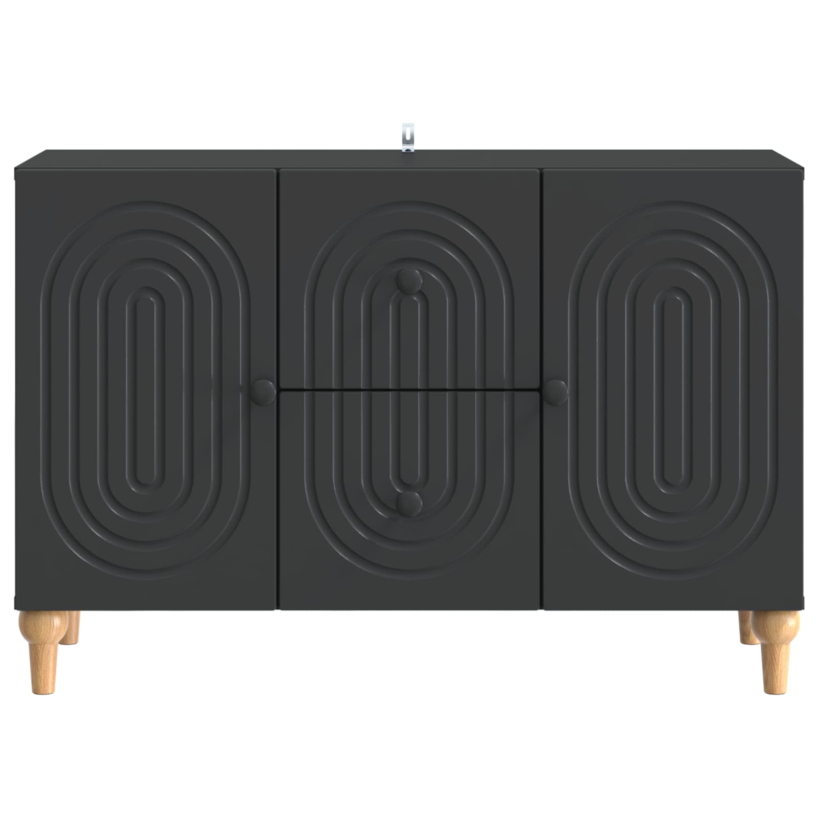 TV-kast met lade Zwart 89 x 34,5 x 60 cm Bewerkt hout is nu te koop bij PeponiXL, paradijselijk wonen!