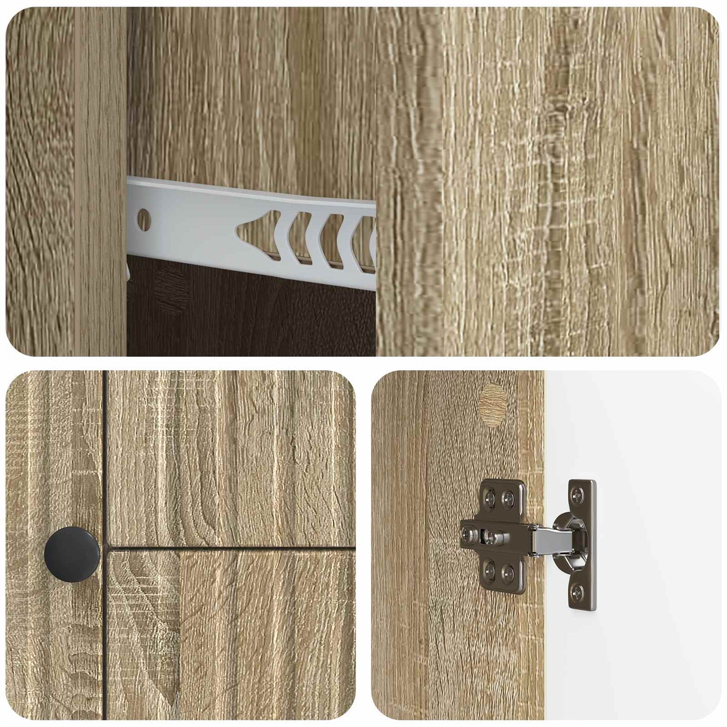 TV-kast met lade Sonoma Eiken 89 x 34,5 x 60 cm Bewerkt hout is nu te koop bij PeponiXL, paradijselijk wonen!