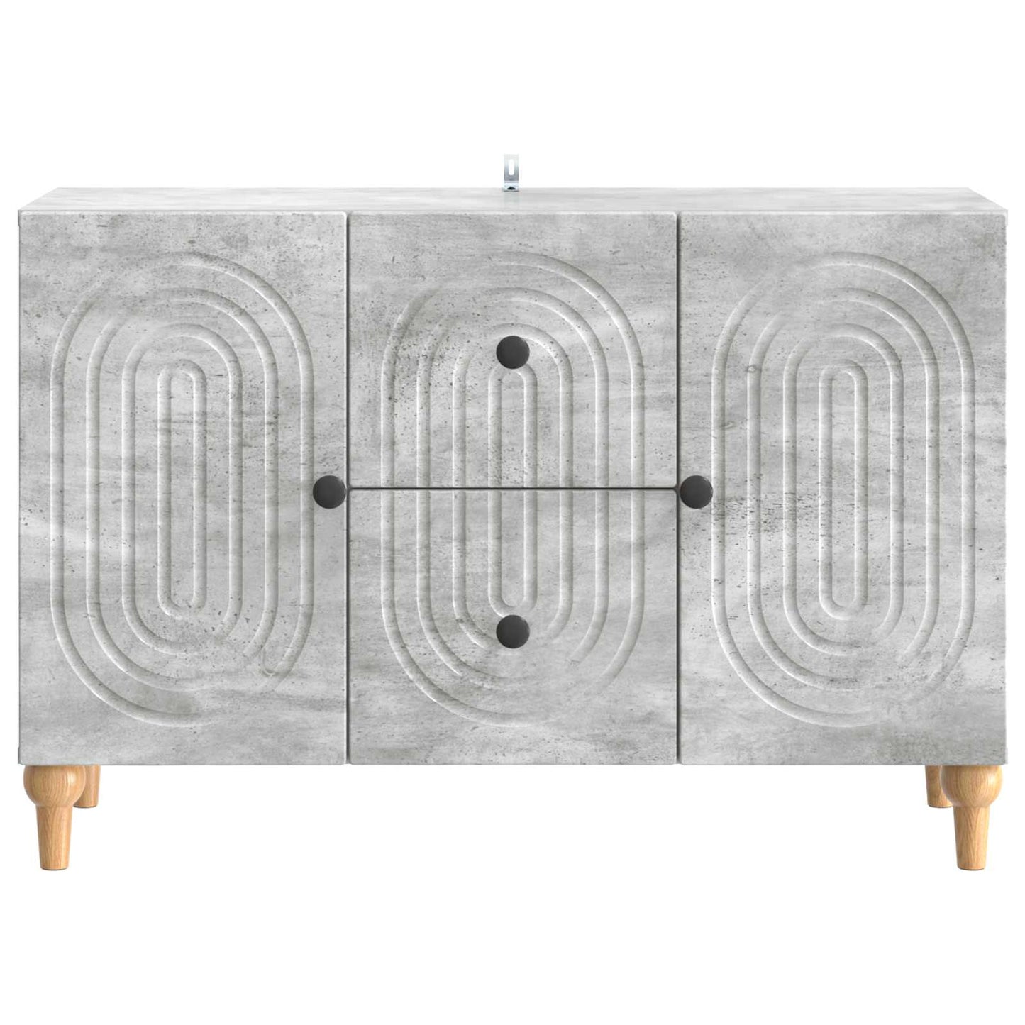 TV-kast met lade Betongrijs 89 x 34,5 x 60 cm Bewerkt hout is nu te koop bij PeponiXL, paradijselijk wonen!