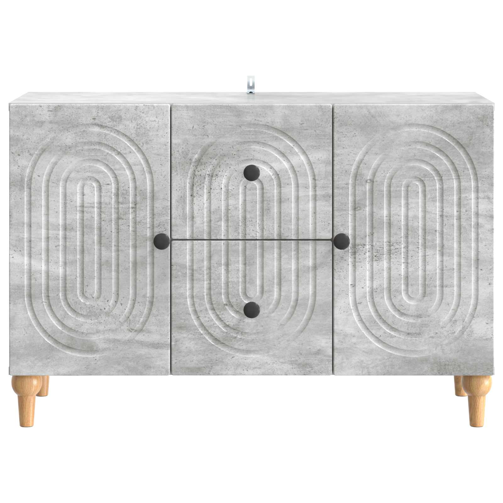 TV-kast met lade Betongrijs 89 x 34,5 x 60 cm Bewerkt hout is nu te koop bij PeponiXL, paradijselijk wonen!