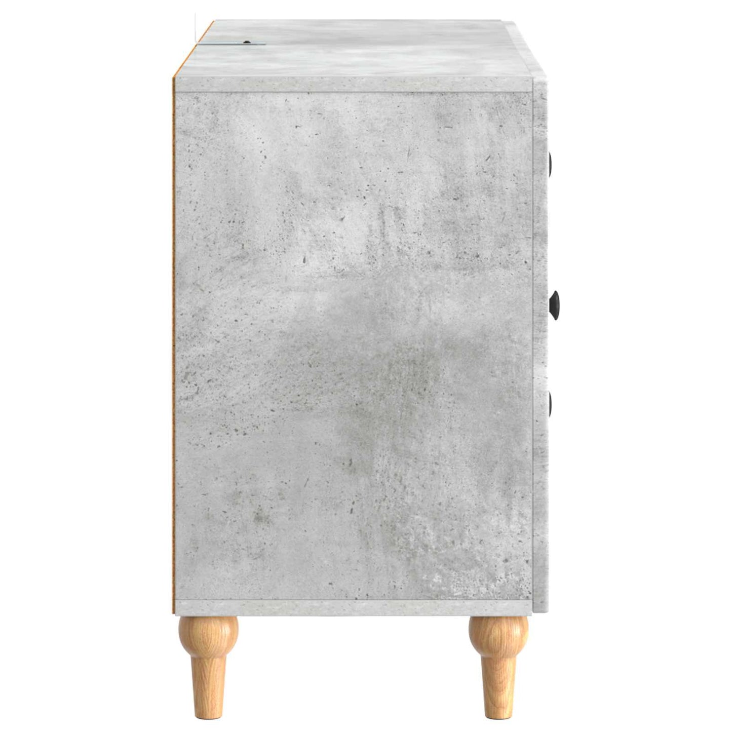 TV-kast met lade Betongrijs 89 x 34,5 x 60 cm Bewerkt hout is nu te koop bij PeponiXL, paradijselijk wonen!