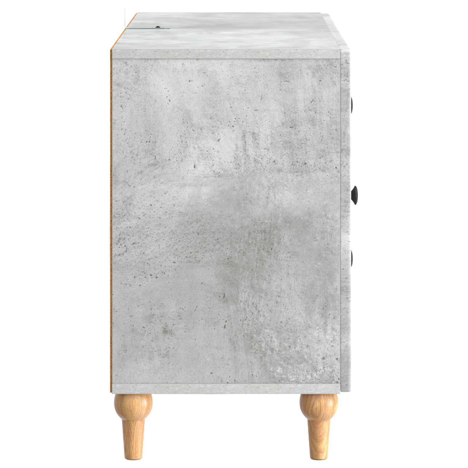 TV-kast met lade Betongrijs 89 x 34,5 x 60 cm Bewerkt hout is nu te koop bij PeponiXL, paradijselijk wonen!