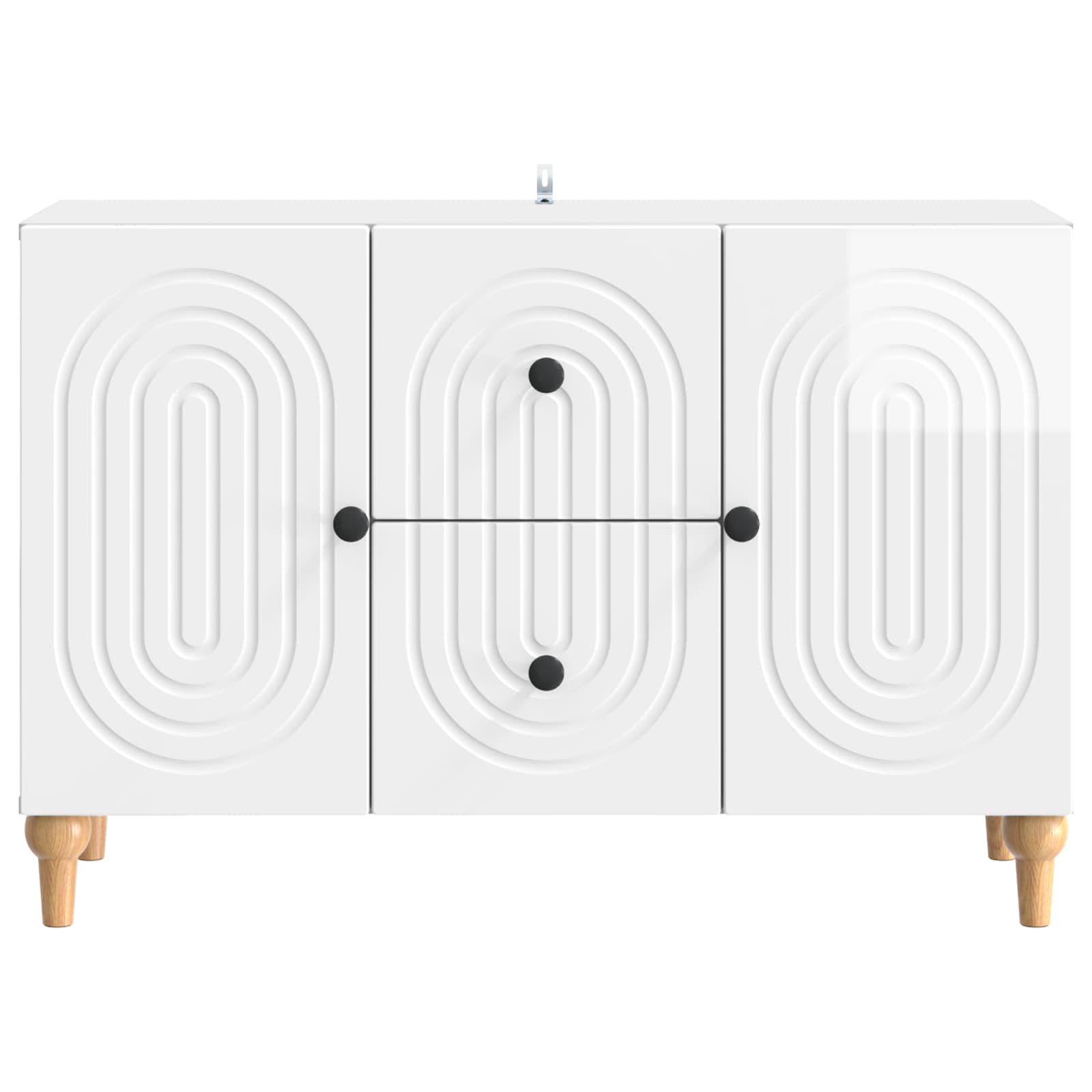 TV-kast met lade Hoogglans Wit 89 x 34,5 x 60 cm Bewerkt hout is nu te koop bij PeponiXL, paradijselijk wonen!
