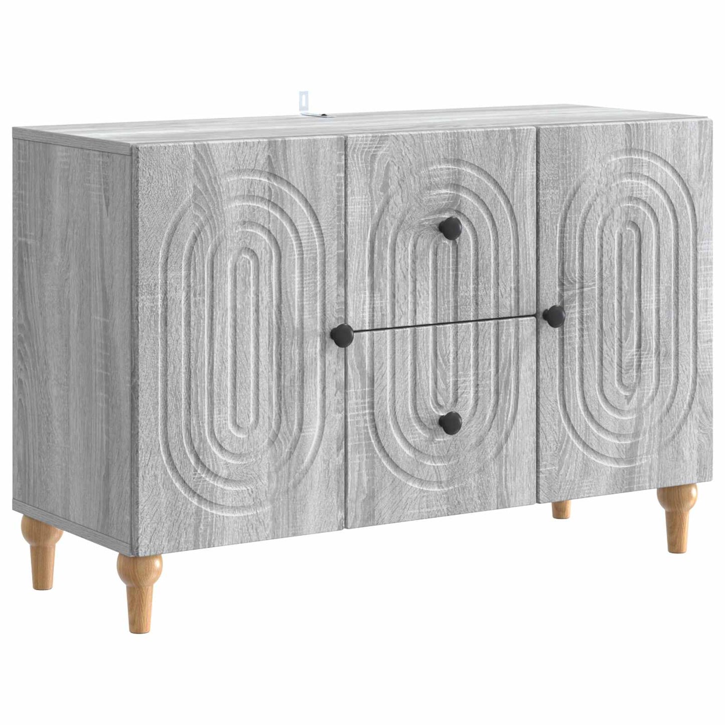 TV-kast met lade Grijs sonoma 89 x 34,5 x 60 cm Bewerkt hout is nu te koop bij PeponiXL, paradijselijk wonen!