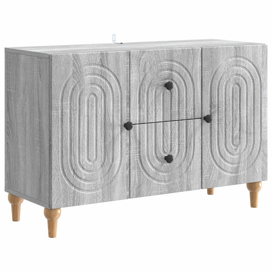 TV-kast met lade Grijs sonoma 89 x 34,5 x 60 cm Bewerkt hout is nu te koop bij PeponiXL, paradijselijk wonen!