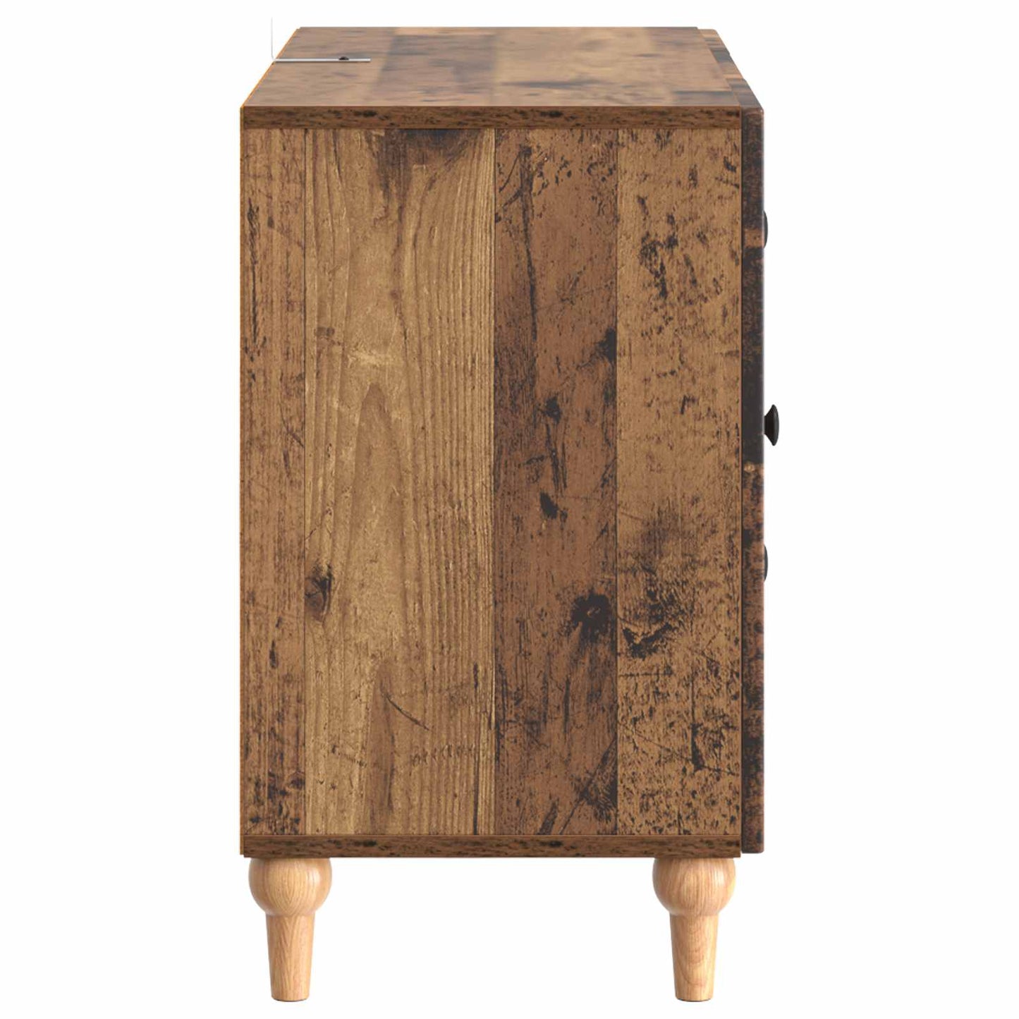 TV-kast met lade Oud hout 89 x 34,5 x 60 cm Bewerkt hout is nu te koop bij PeponiXL, paradijselijk wonen!