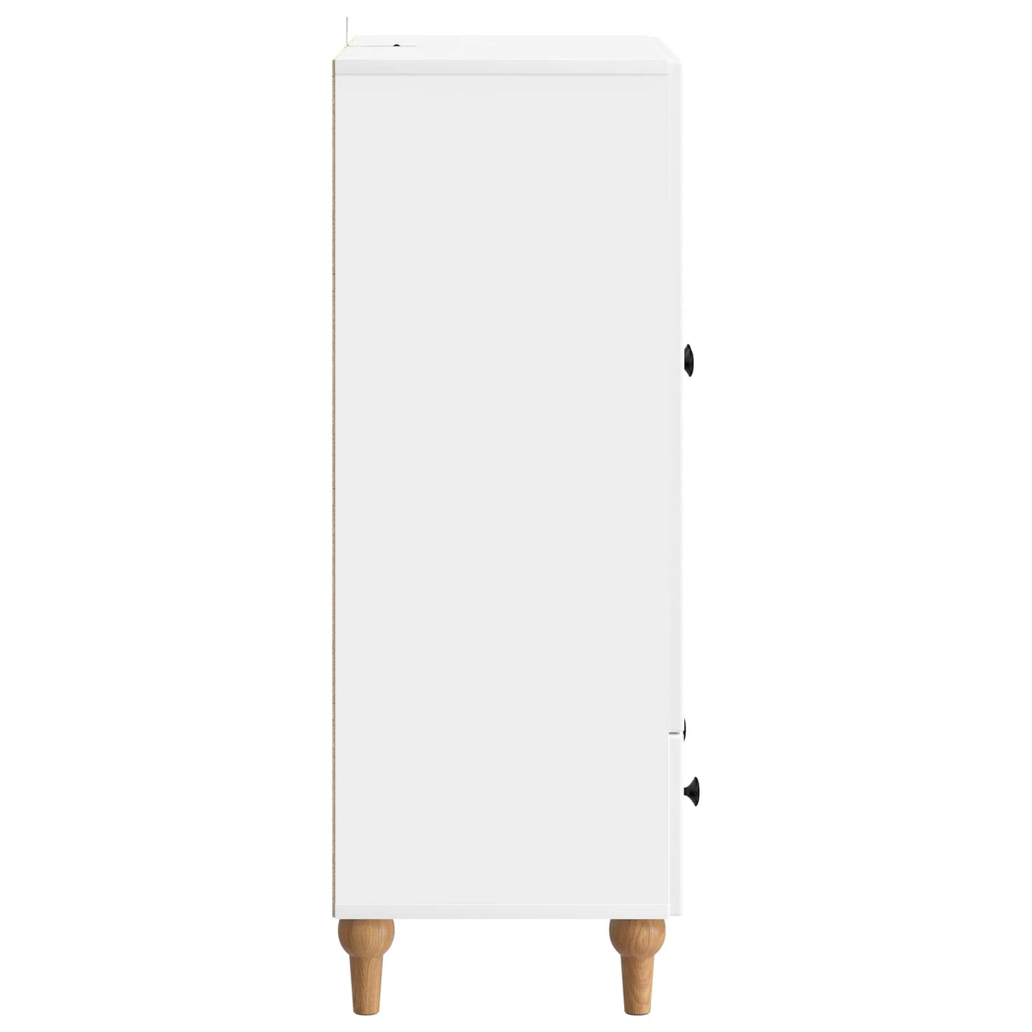 Dressoir Wit 66 x 34,5 x 95 cm Bewerkt hout is nu te koop bij PeponiXL, paradijselijk wonen!