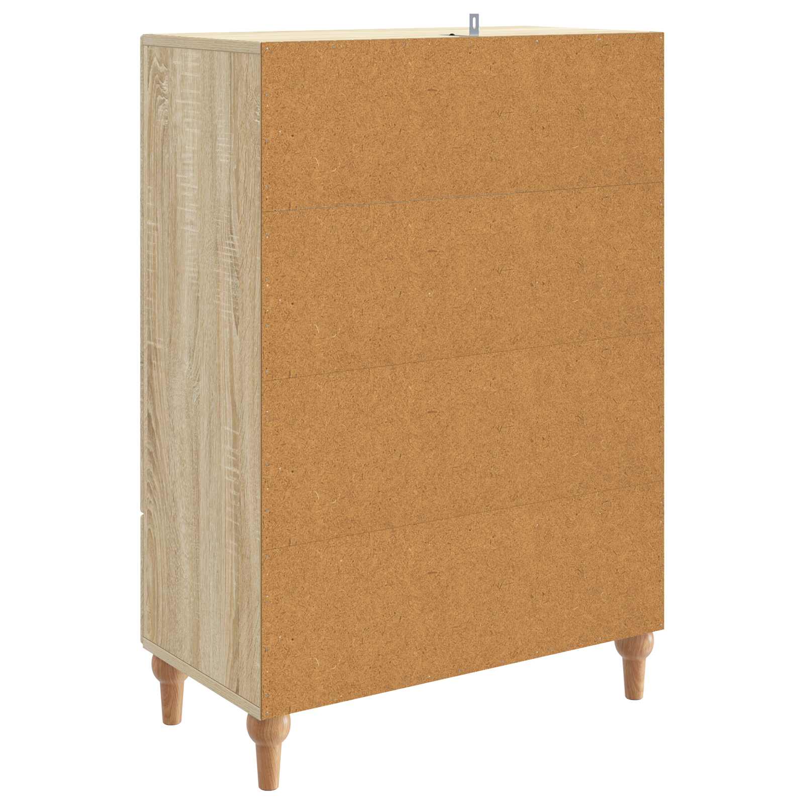 Dressoir met lade Sonoma Eiken 66 x 34,5 x 95 cm Bewerkt hout is nu te koop bij PeponiXL, paradijselijk wonen!