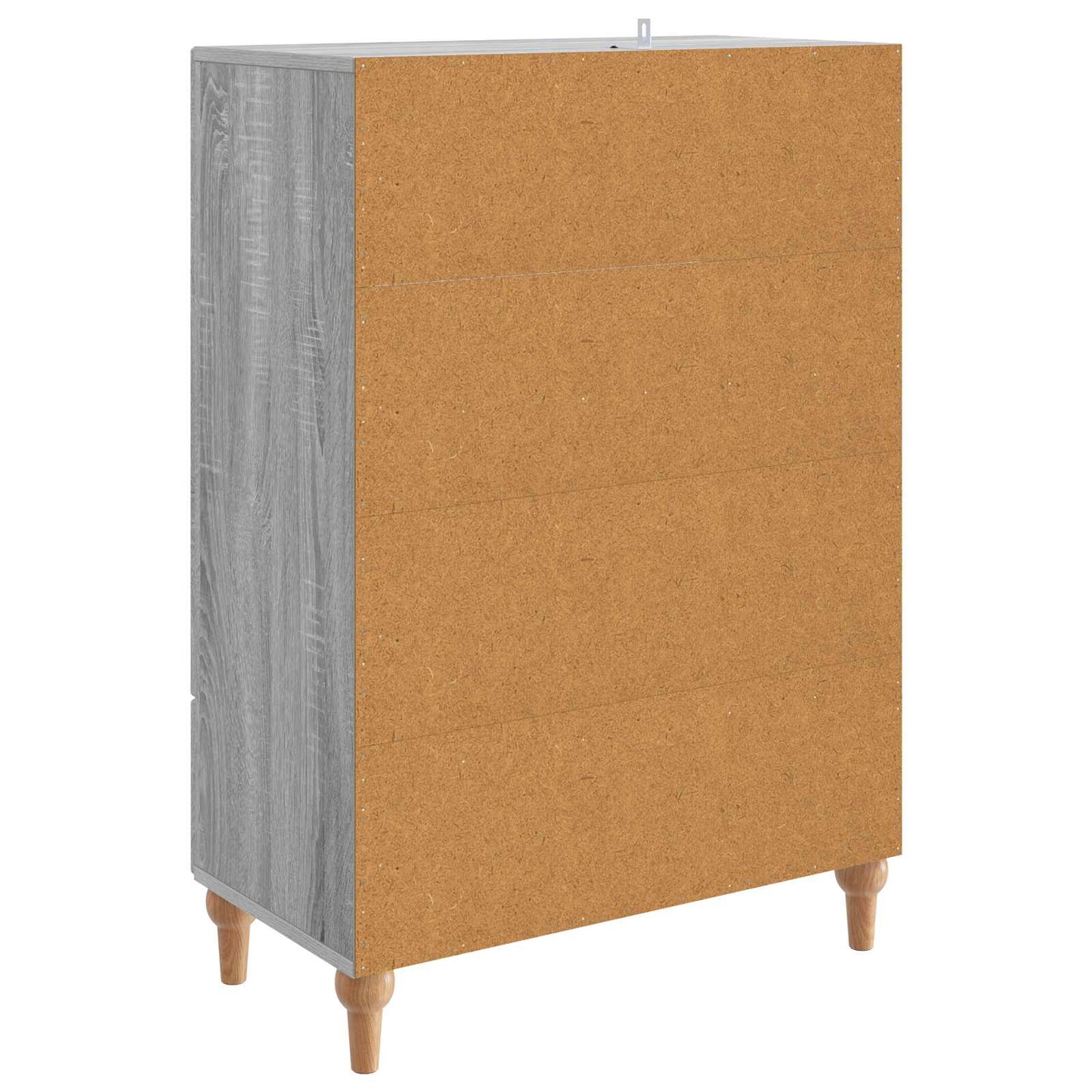 Dressoir met lade Grijs sonoma 66 x 34,5 x 95 cm Bewerkt hout is nu te koop bij PeponiXL, paradijselijk wonen!