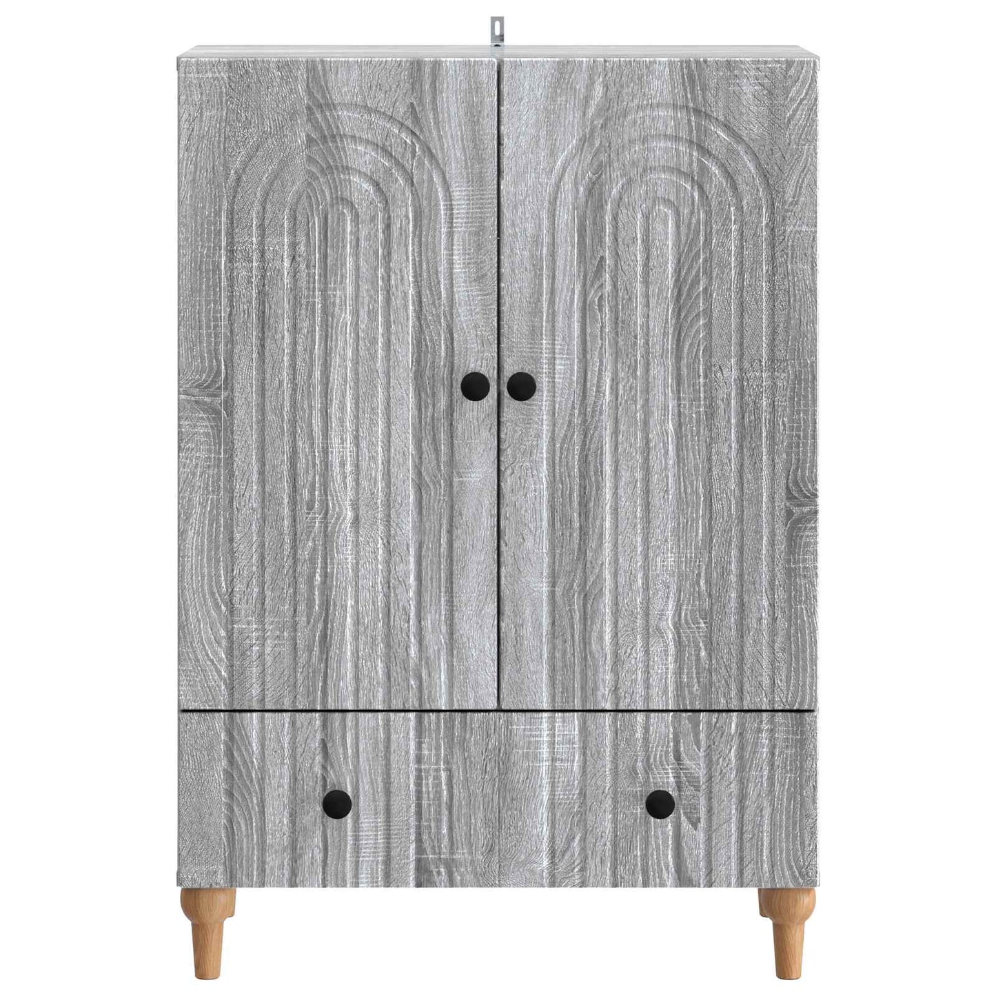 Dressoir met lade Grijs sonoma 66 x 34,5 x 95 cm Bewerkt hout is nu te koop bij PeponiXL, paradijselijk wonen!