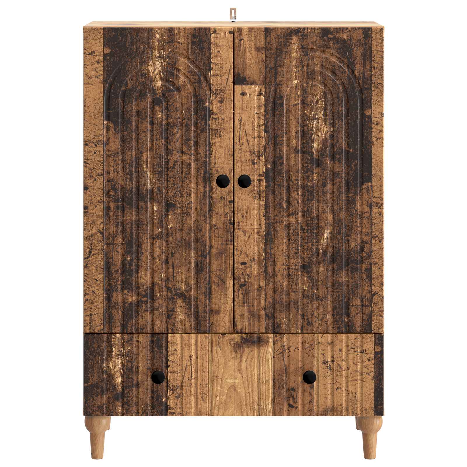 Dressoir met lade Oud hout 66 x 34,5 x 95 cm Bewerkt hout is nu te koop bij PeponiXL, paradijselijk wonen!