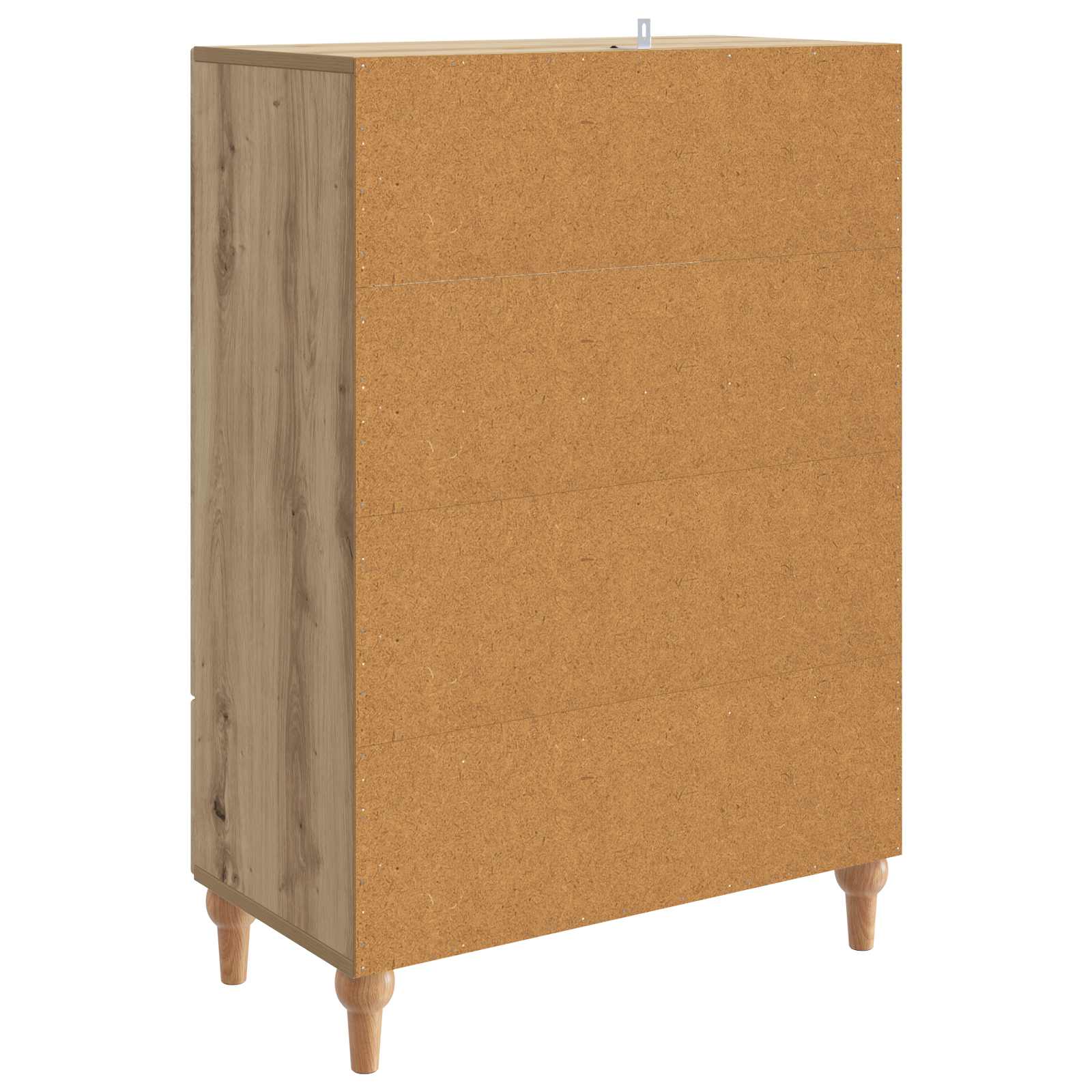 Dressoir Artisanaal eiken 66 x 34,5 x 95 cm Bewerkt hout is nu te koop bij PeponiXL, paradijselijk wonen!